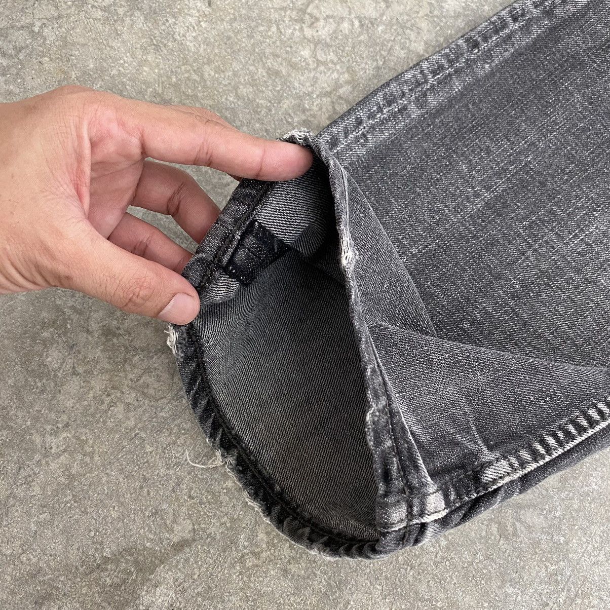Japanese Brand Edge Rupert Japan Washed Grey Panelled Flared Jeans Size US 30 / EU 46 - 7 Thumbnail