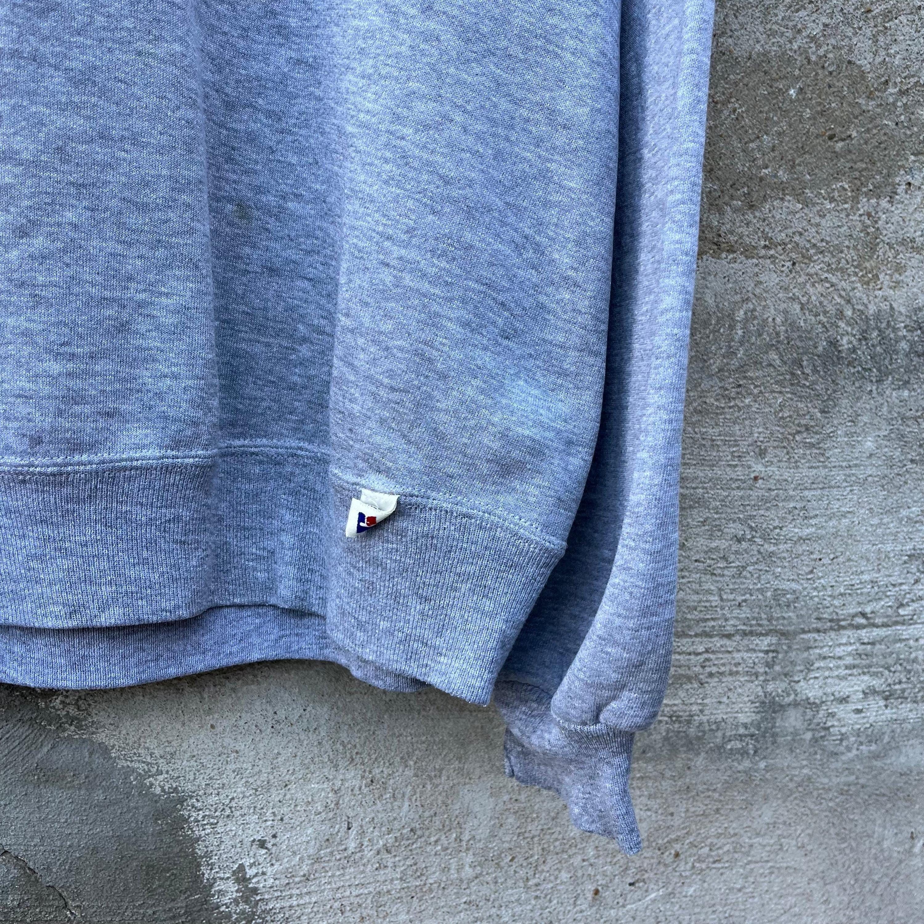 Russell Athletic × Vintage 90's Vintage Russell Athletic Faded Grey Crewneck Size US L / EU 52-54 / 3 - 2 Thumbnail
