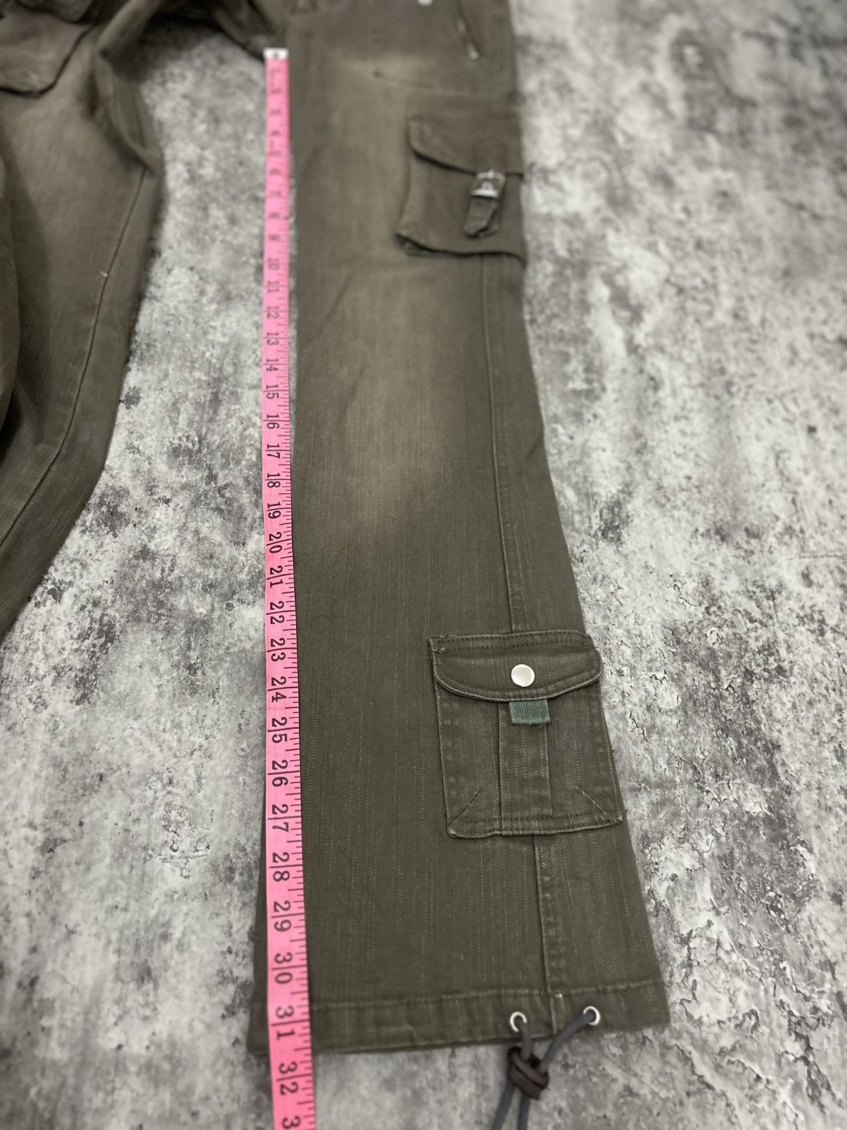 If Six Was Nine Japanese Brand Diva Multipocket Boot Cut cargo pans Size US 28 / EU 44 - 19 Thumbnail