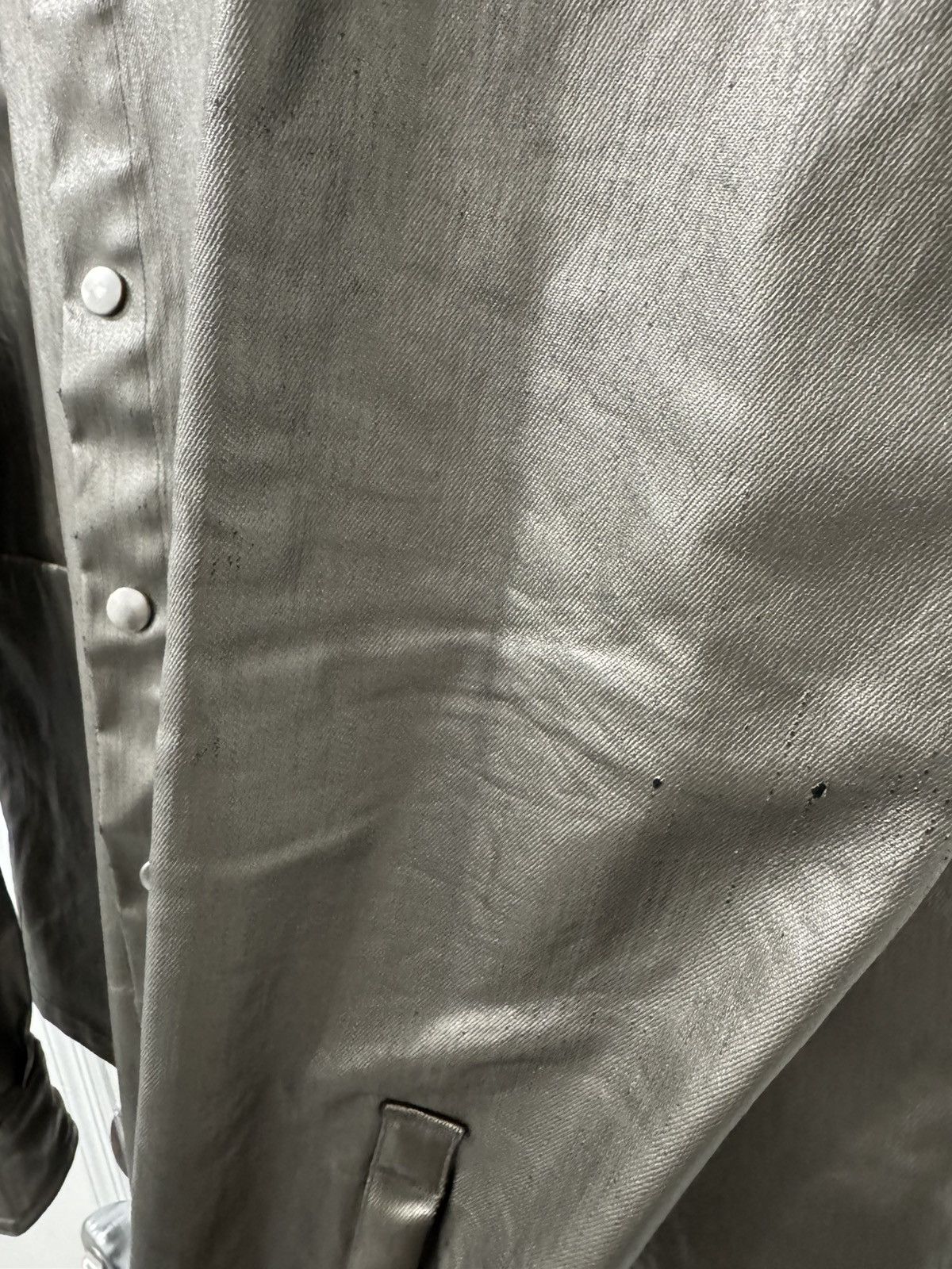 Rick Owens Rick Owens Gunmetal Fogpocket Shirt Size US M / EU 48-50 / 2 - 3 Thumbnail
