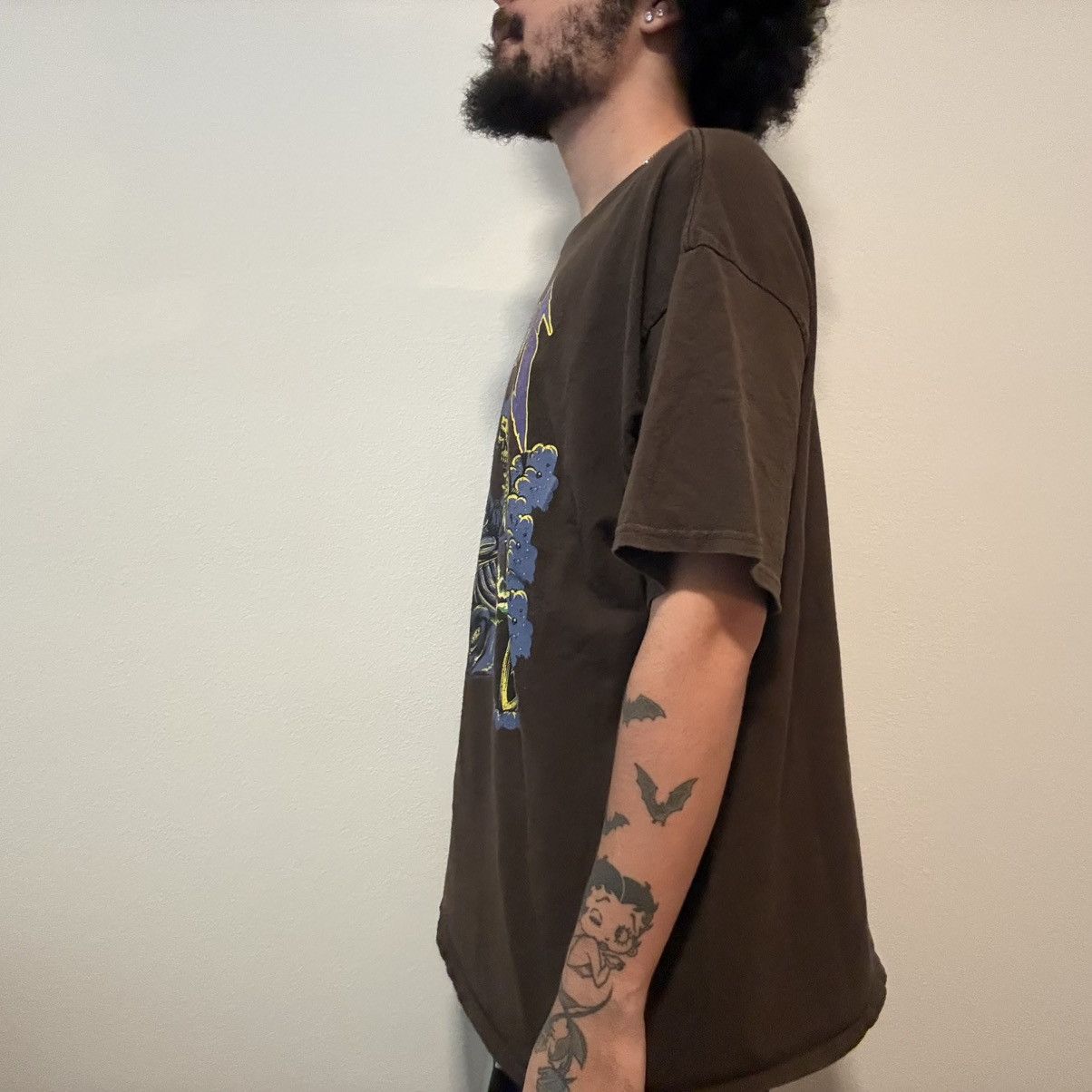 Other Vintage Y2K/2000s Grunge Brown Metallica Streetwear Band Tee Size US XL / EU 56 / 4 - 3 Thumbnail