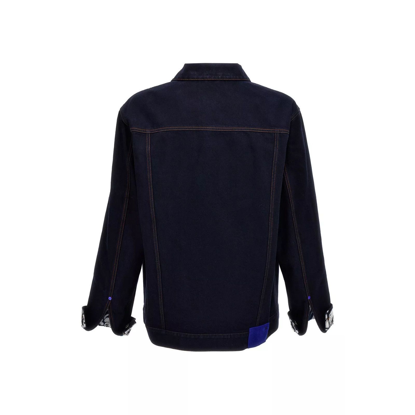 Burberry BURBERRY Blue Denim Oversized Jacket New & Authentic (Men's Size US L / EU 52-54 / 3 - 2 Thumbnail