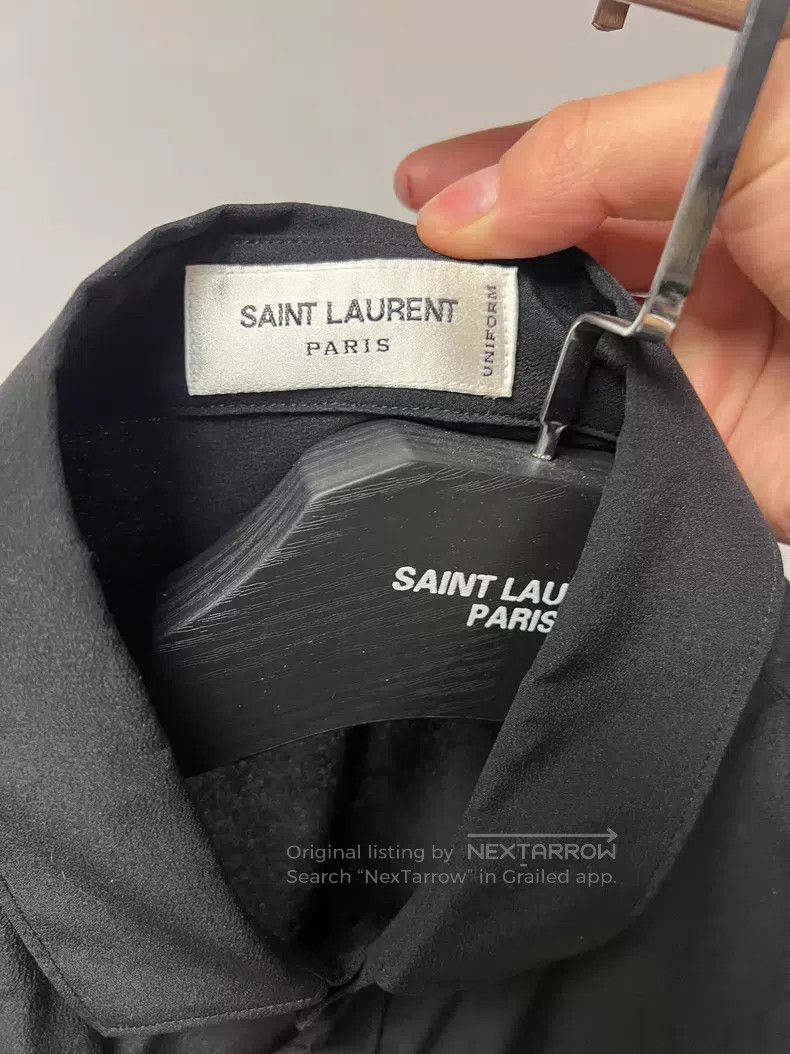 Saint Laurent Paris Saint Laurent Paris Black Samurai Silk Black Shirt i Size XS / US 0-2 / IT 36-38 - 5 Thumbnail