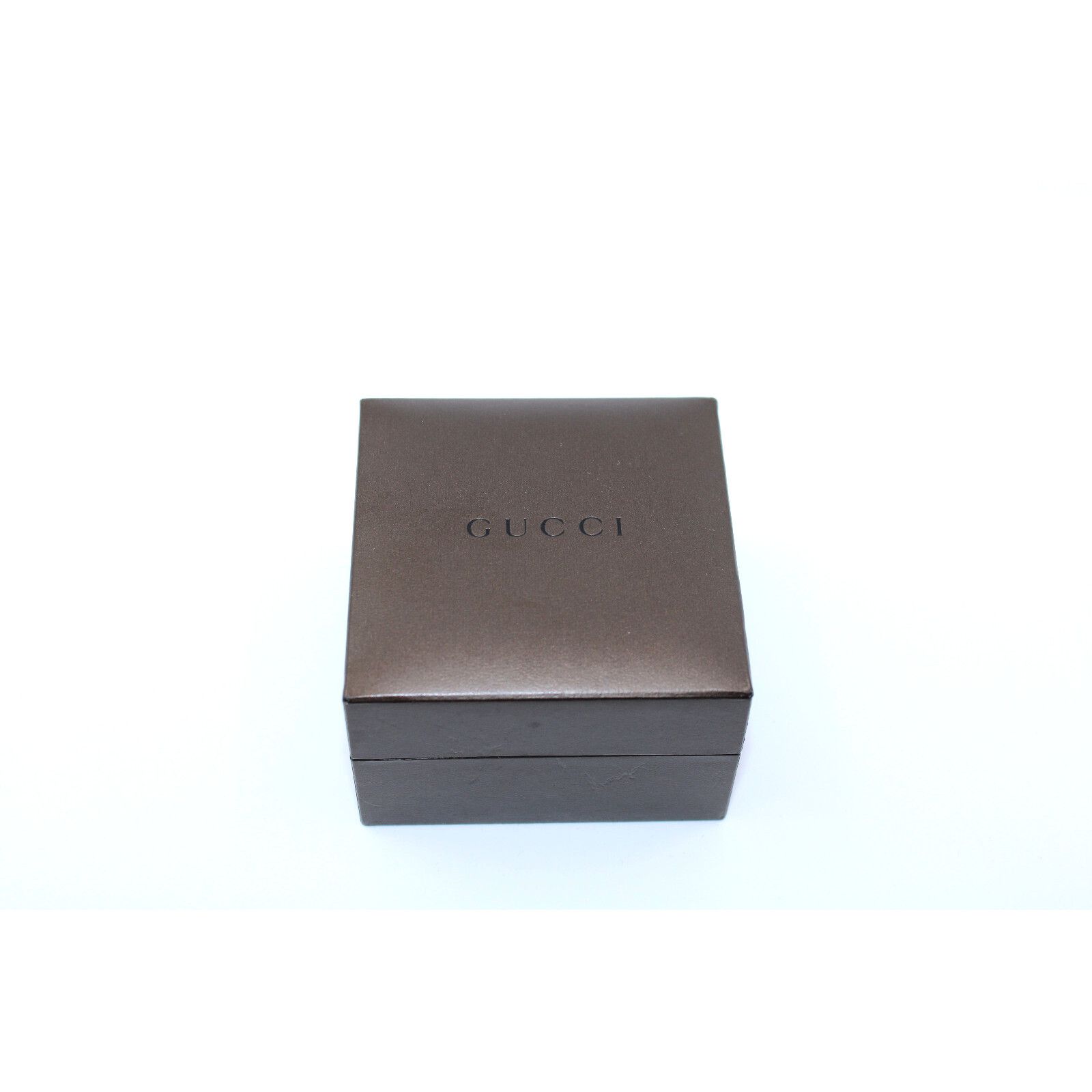 Gucci Brown GUCCI Ring Pin Jewelry Case Empty Box 3" x 3" x 2" Size ONE SIZE - 1 Thumbnail