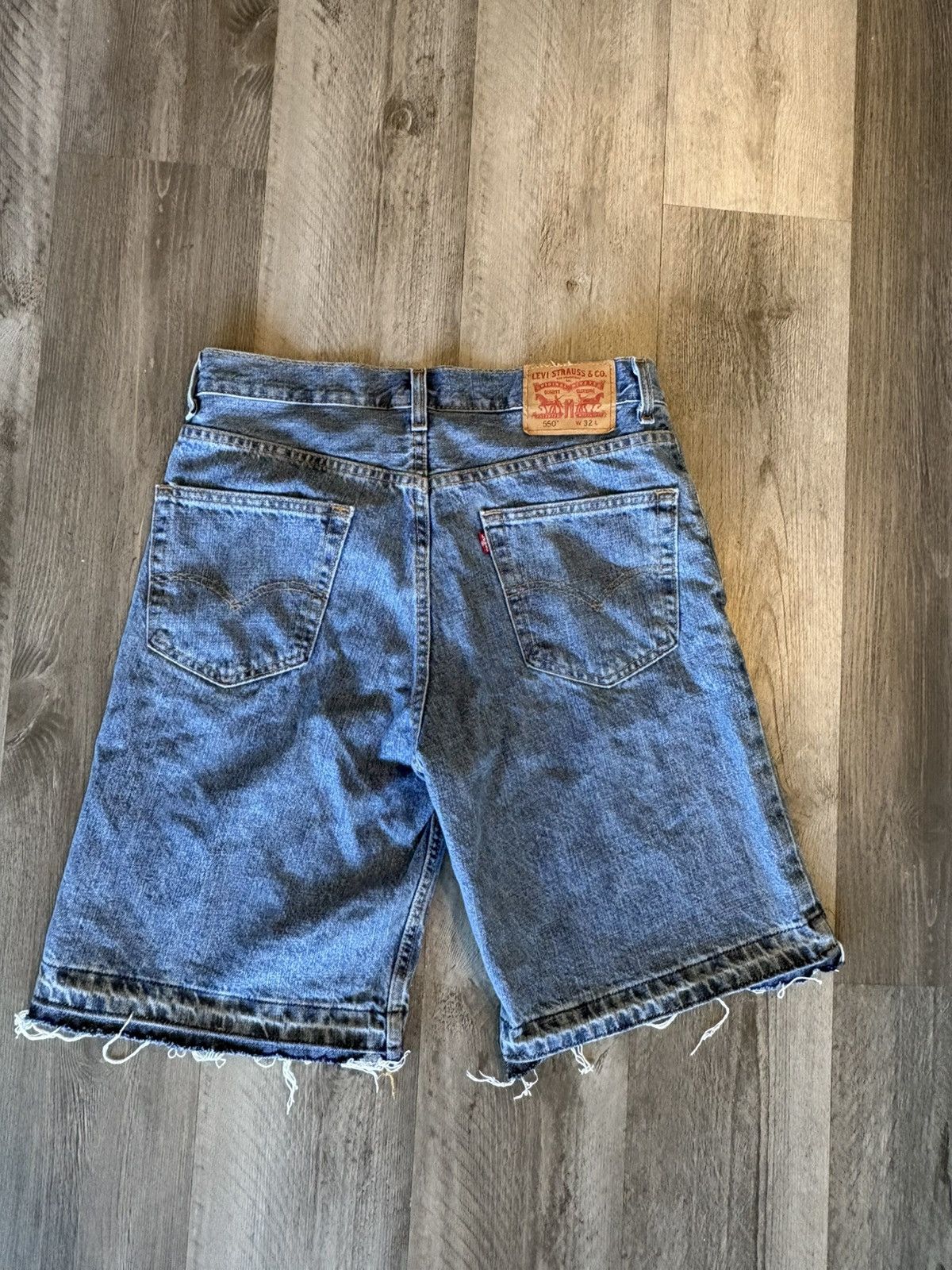 Levi's Levi’s Blue Denim Shorts Size US 32 / EU 48 - 2 Thumbnail