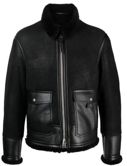 Tom Ford o1sm1stk0124 Mustang Jacket in Black Size US L / EU 52-54 / 3 - 1 Thumbnail