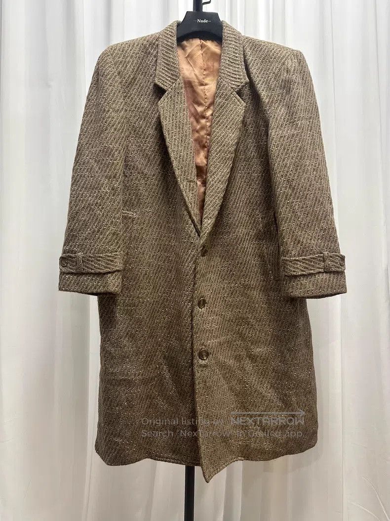 Yohji Yamamoto YOHJI YAMAMOTO Gold Threaded Coat Size US L / EU 52-54 / 3 - 1 Thumbnail