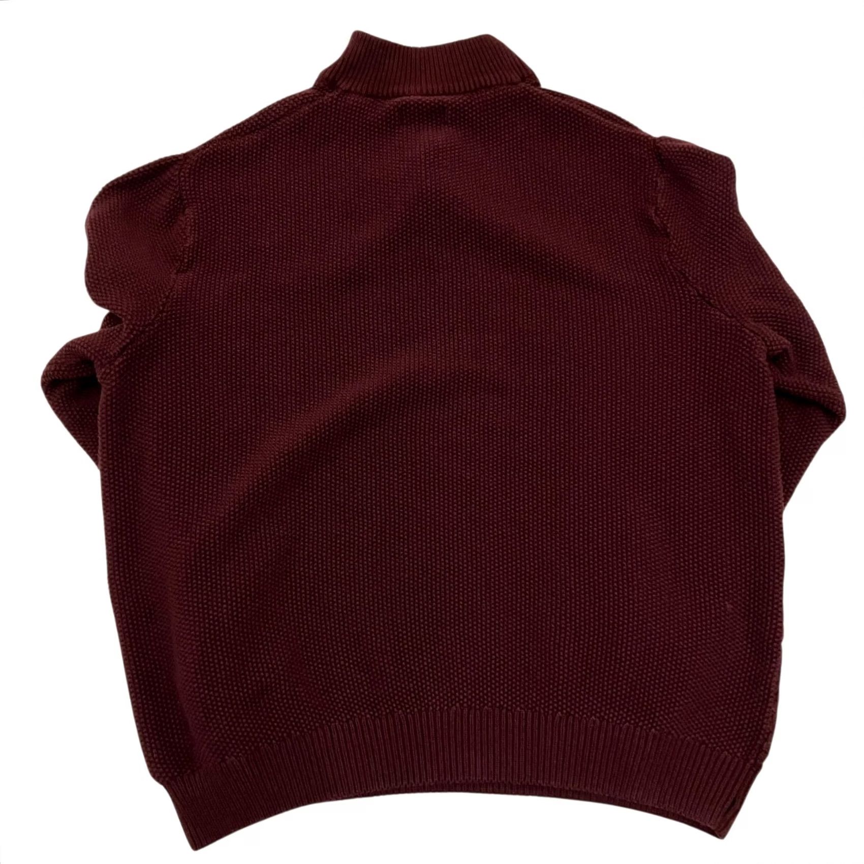 Chaps VINTAGE Chaps Jumper Mens XL Burgundy Button Neck Elbow Patches Knit Cotton Knit Pullover Shirt? Size US XL / EU 56 / 4 - 5 Thumbnail