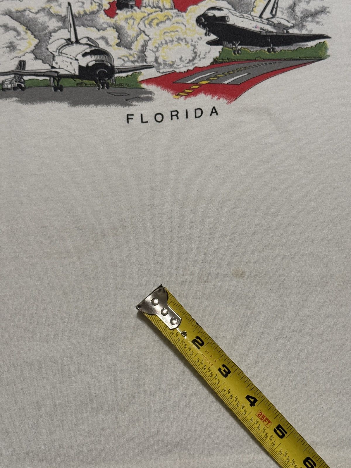 Vintage Vintage 70s 80s Nasa Space Shuttle Launch Florida T Shirt Size US M / EU 48-50 / 2 - 7 Thumbnail