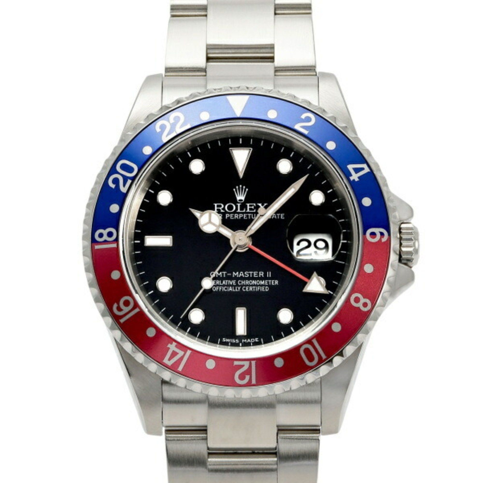 Rolex ROLEX GMT Master II Stick Dial 16710 Black Men's Watch __ Size ONE SIZE - 1 Thumbnail