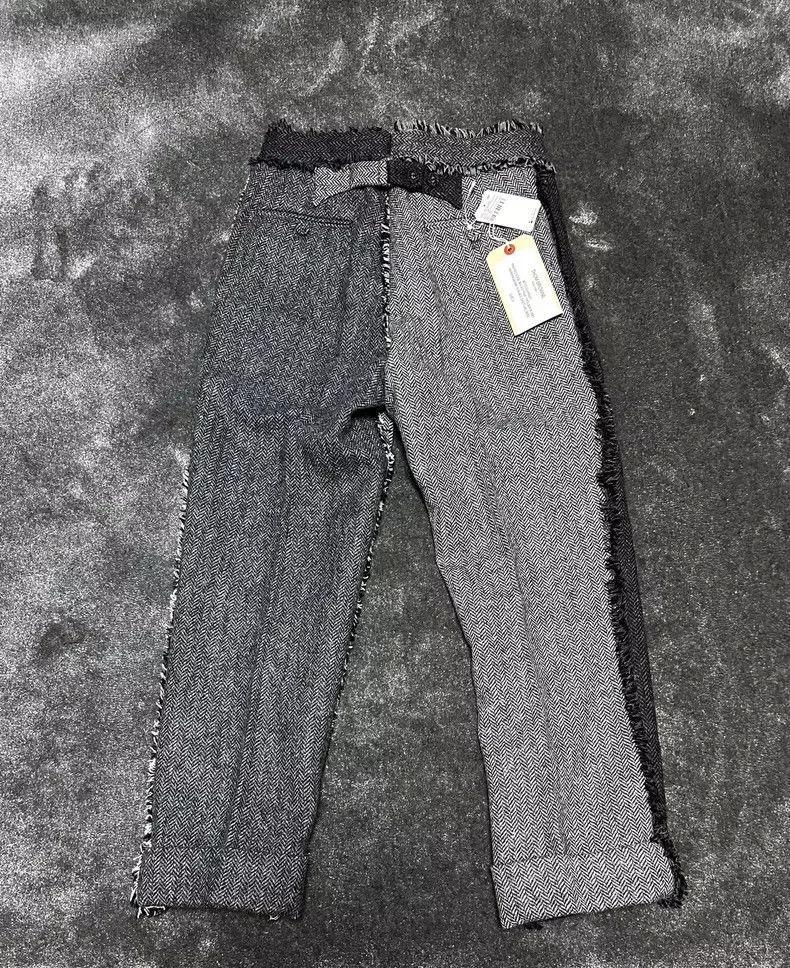 Thom Browne Thom Browne size0 Patchwork woolen men's trousers Size 36R - 7 Thumbnail