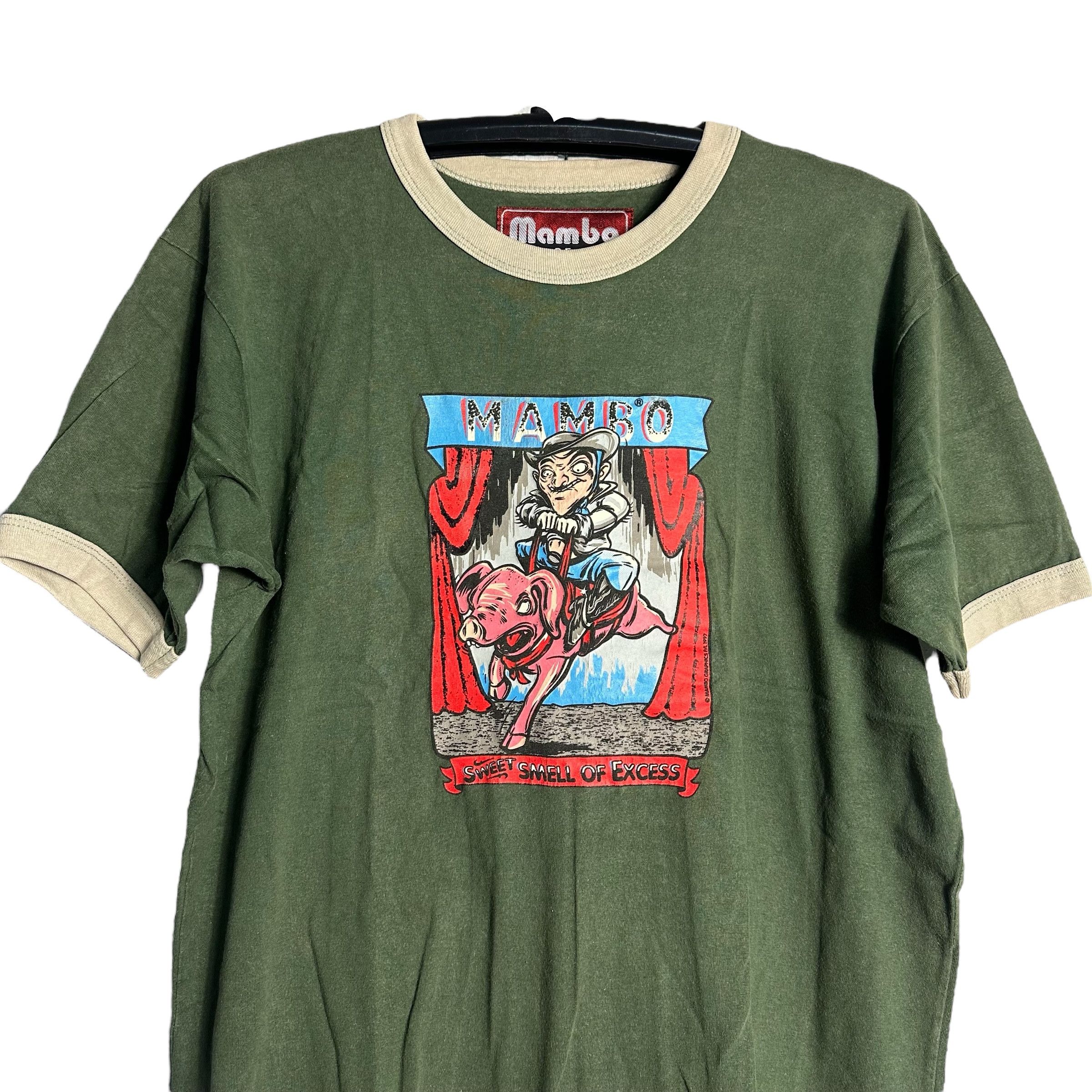 Mambo 🔥RARE🔥Vintage 90s Mambo Surf De Luxe Ringer Shirt Size US M / EU 48-50 / 2 - 2 Thumbnail