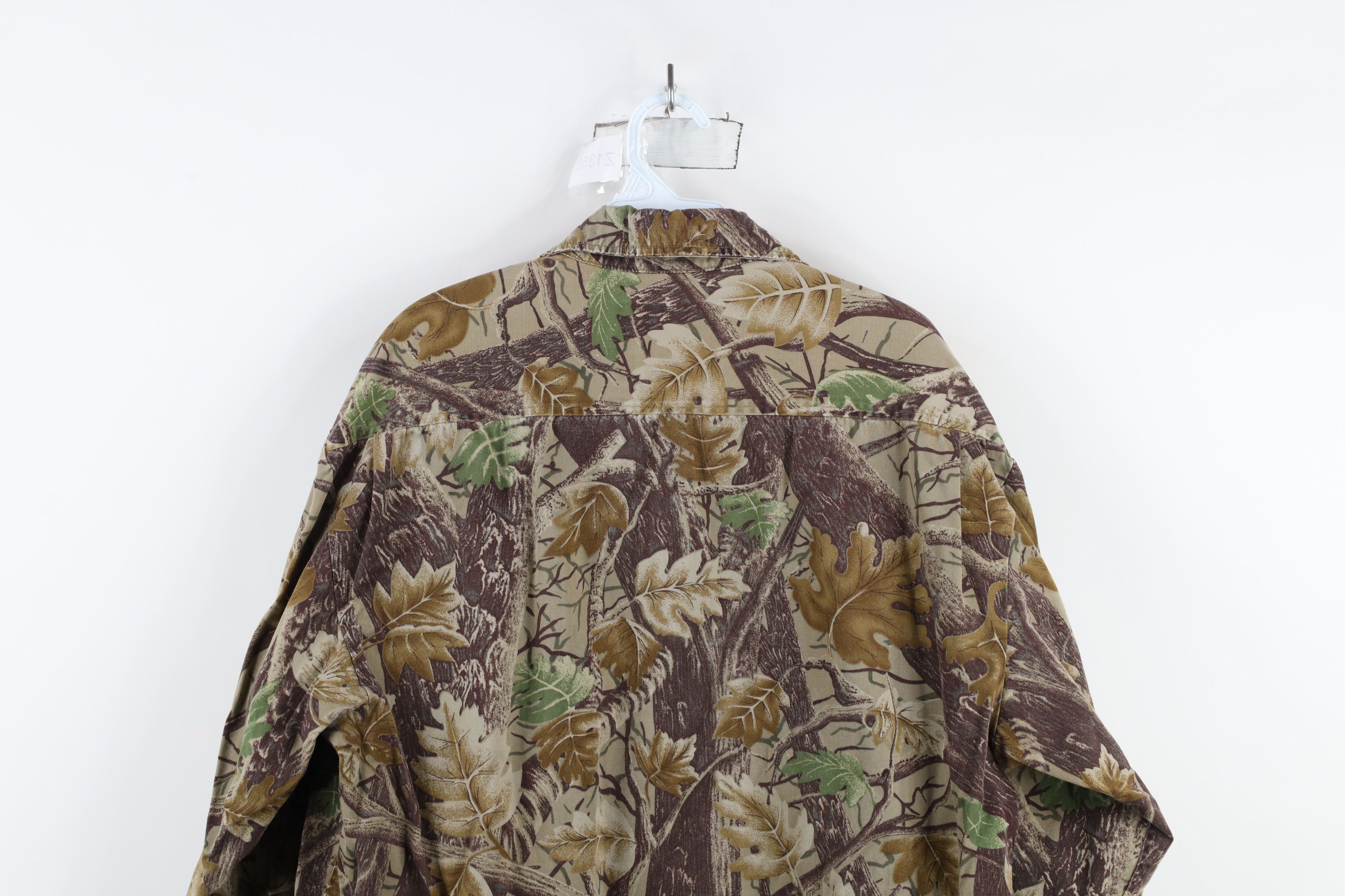 Vintage Vintage 90s Streetwear Heavyweight Camouflage Button Shirt Size US XL / EU 56 / 4 - 9 Thumbnail