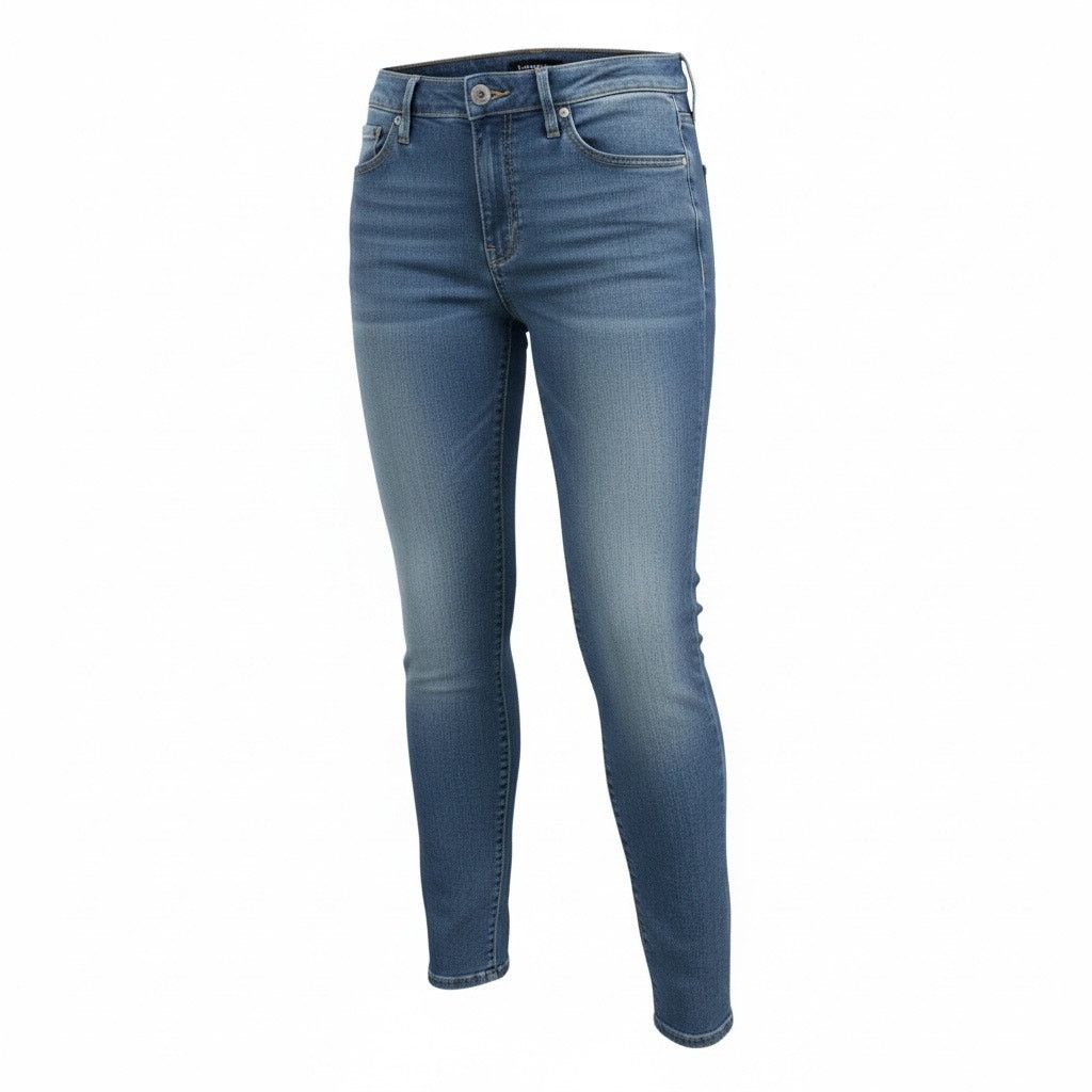 Gap Gap Girlfriend Jeans Women’s 2 Medium Wash Straight Leg Size 26" / US 2 / IT 38 - 1 Thumbnail