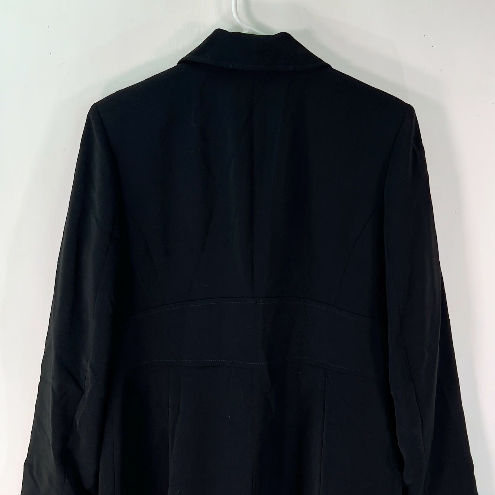 Vintage Gallery Womens Overcoat Shirt Casual Black Medium Size M / US 6-8 / IT 42-44 - 5 Thumbnail