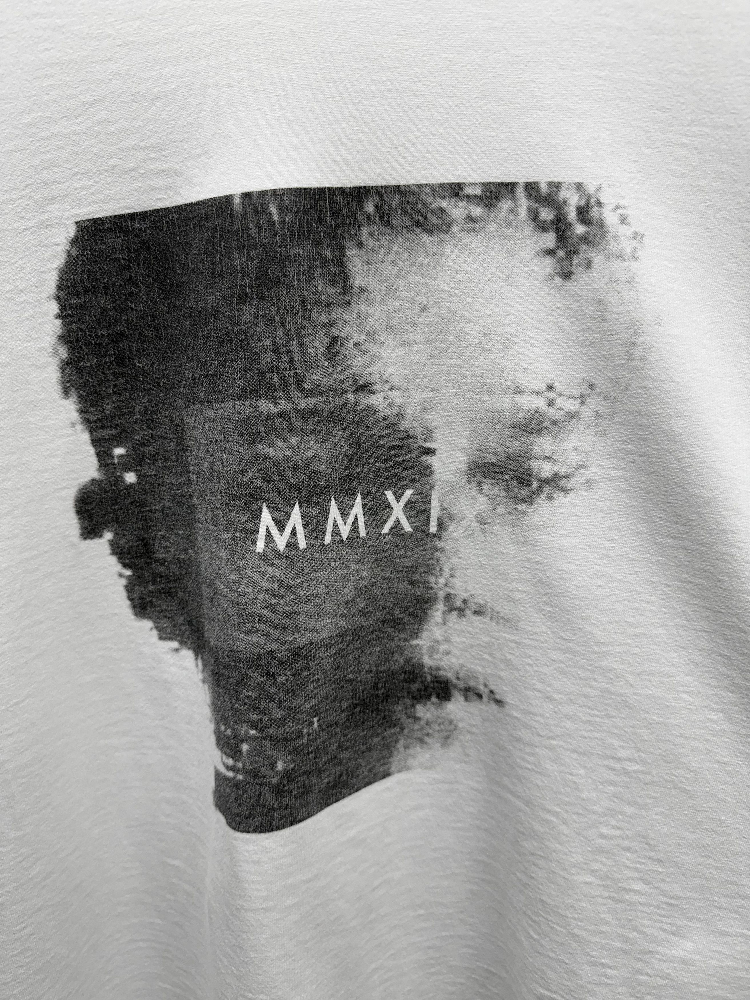Julius Julius BEELZEBUB White Graphic Raglan T-shirt Size US M / EU 48-50 / 2 - 2 Thumbnail