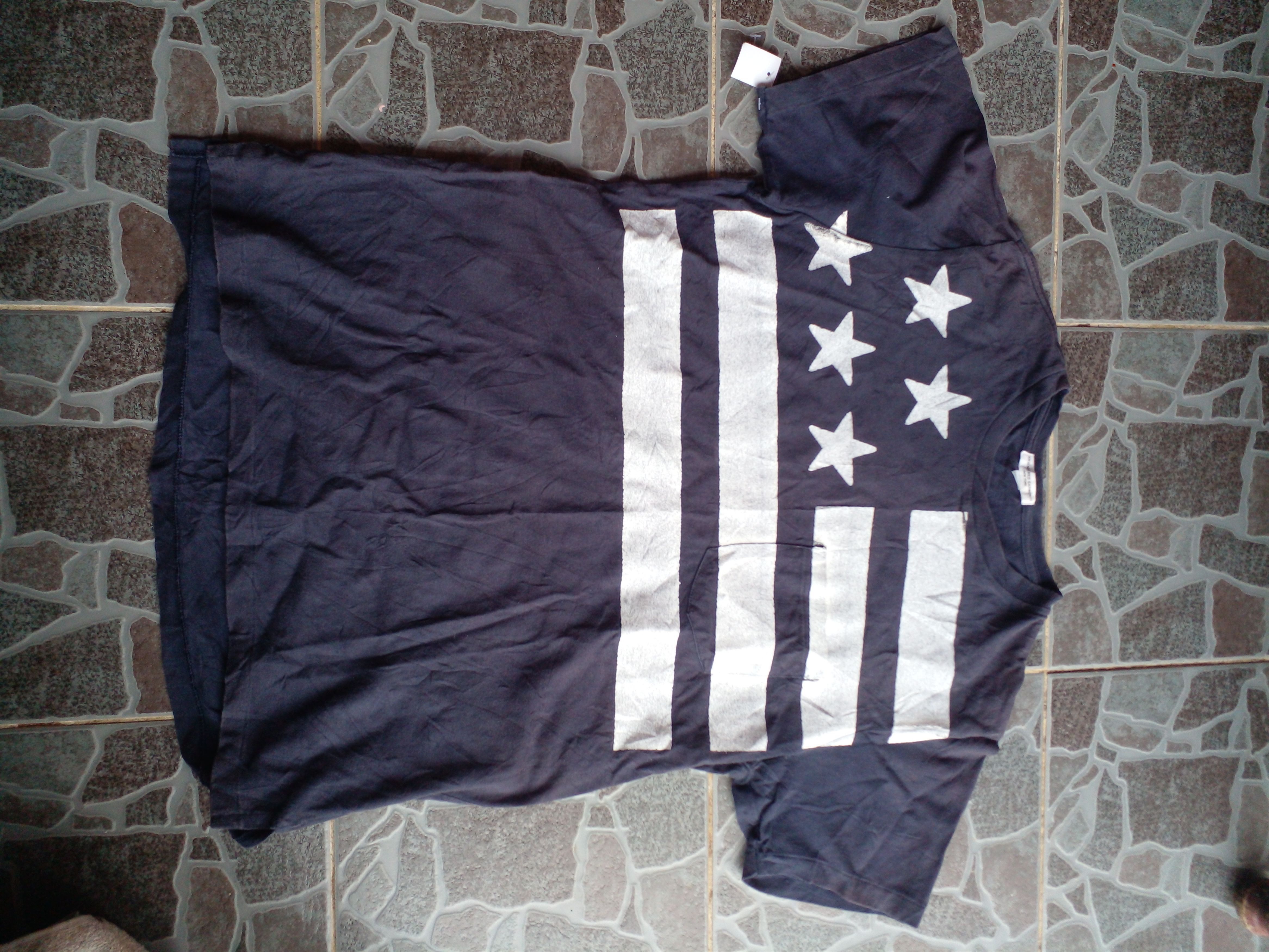 image of Vintage Engineered Garment Tee in Blue, Men's (Size Medium)