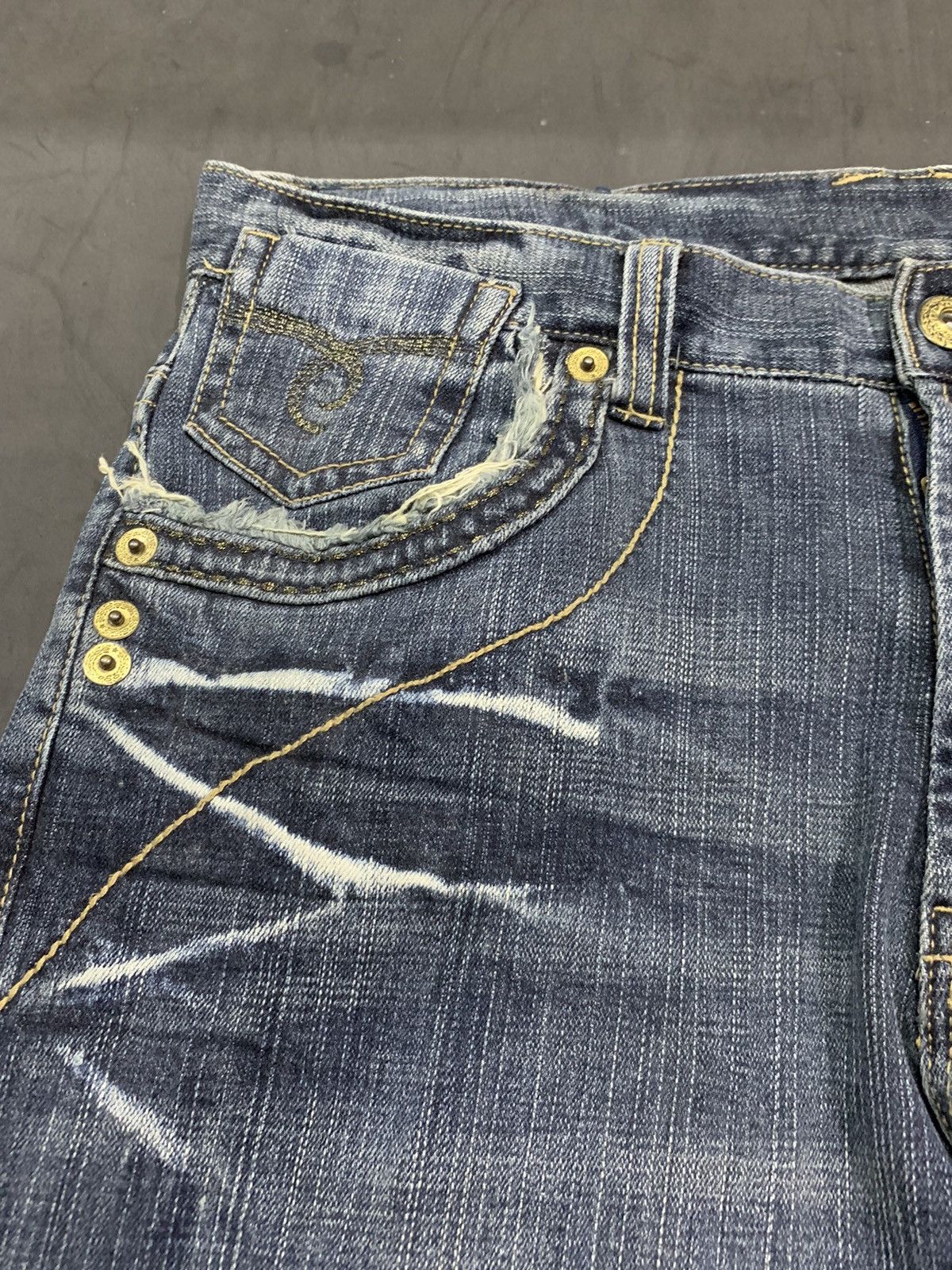 If Six Was Nine 🖤BLACKDAY🖤stone flared jeans ifsixwasnine lgb styled Size US 32 / EU 48 - 5 Thumbnail