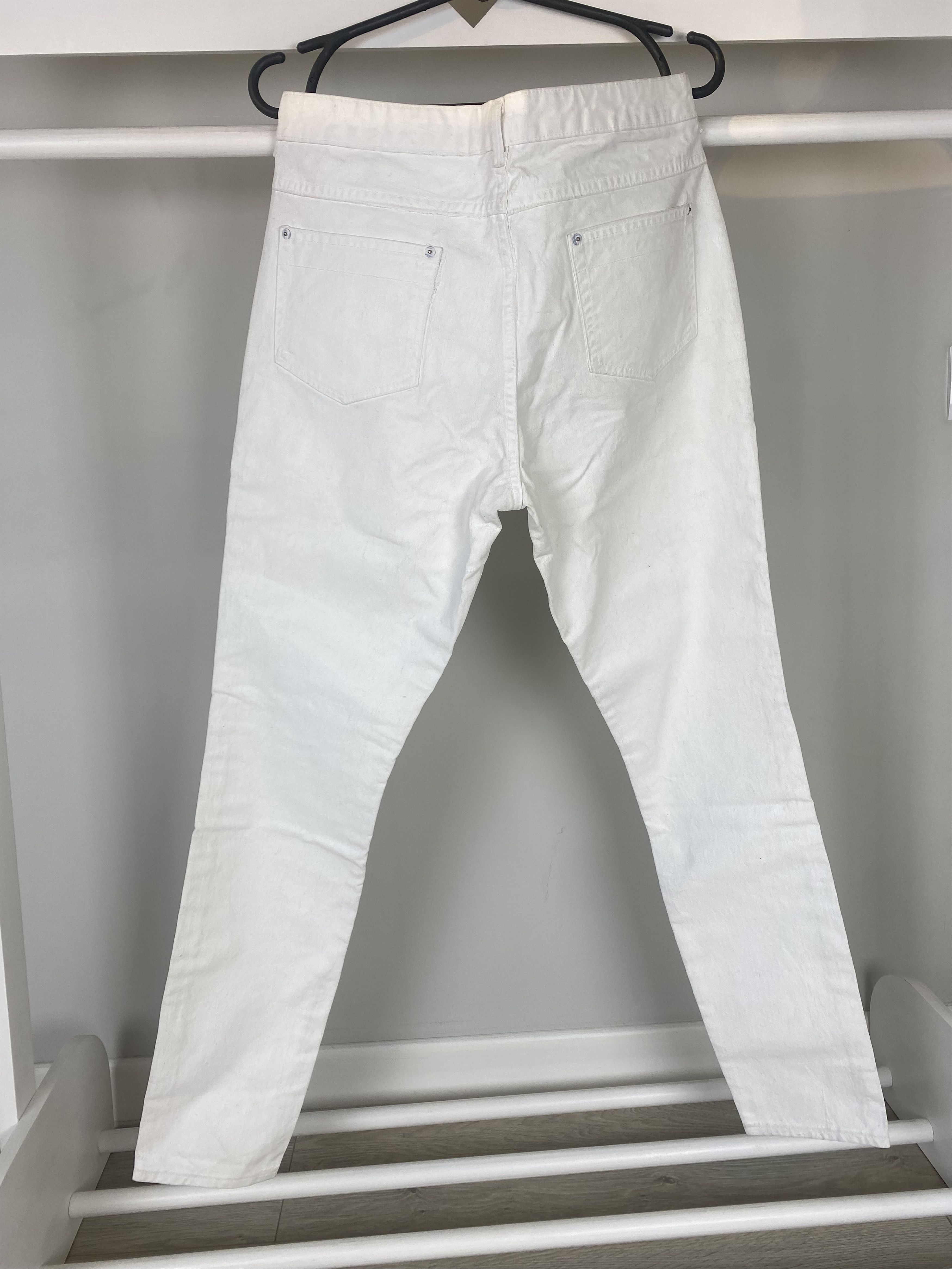 H&M × Maison Margiela Maison Margiela Rare Painted Slim Jeans Size 27" / US 4 / IT 40 - 4 Thumbnail