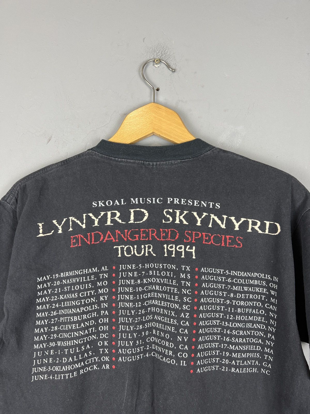 Band Tees Vintage 1994 Lynyrd Skynyrd Endangered Species tee Size US L / EU 52-54 / 3 - 4 Thumbnail