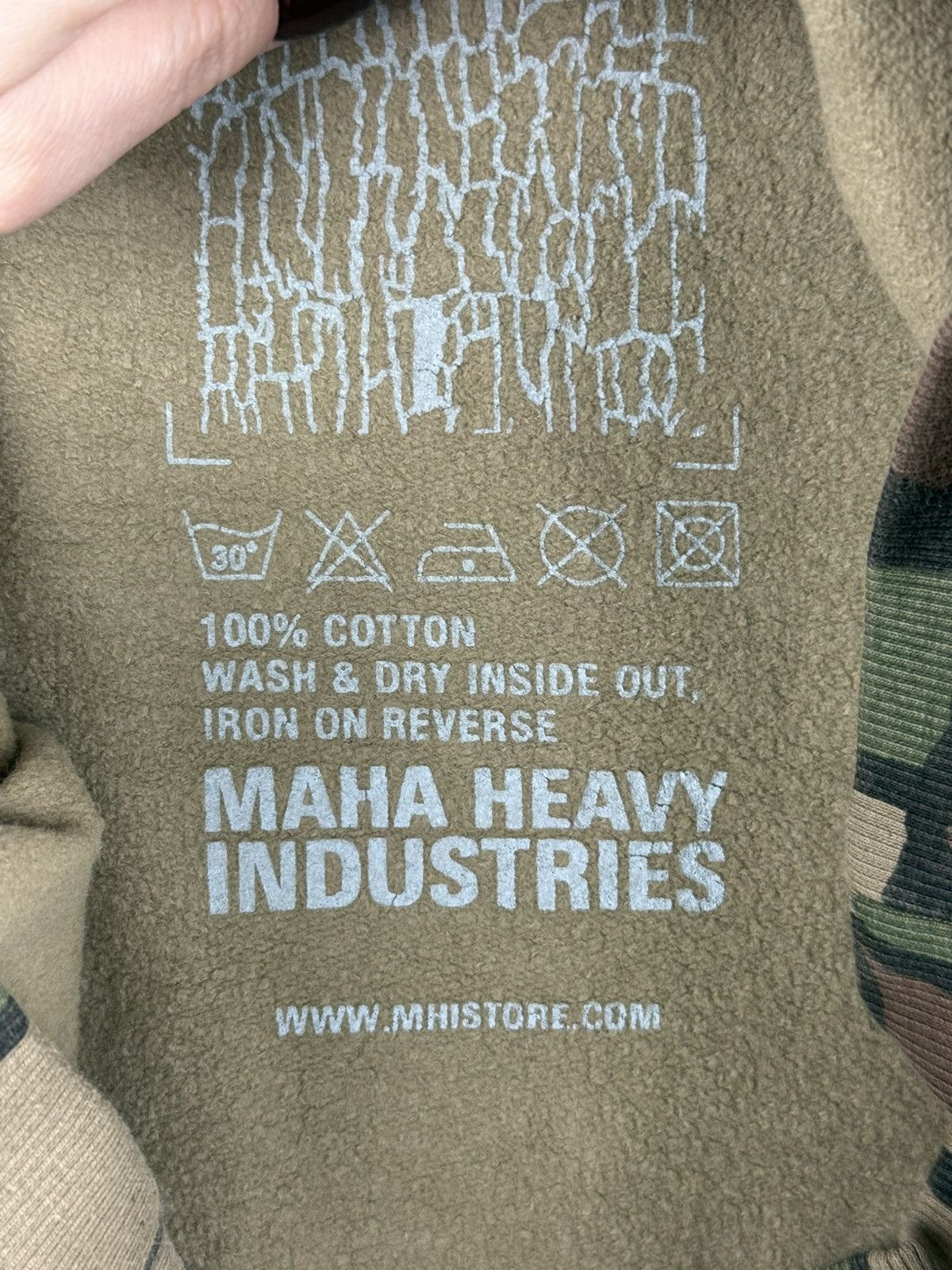 Maharishi MHI Maha Trebark English Mossy Oak Camo Cotton Sweatshirt Size US XL / EU 56 / 4 - 12 Thumbnail