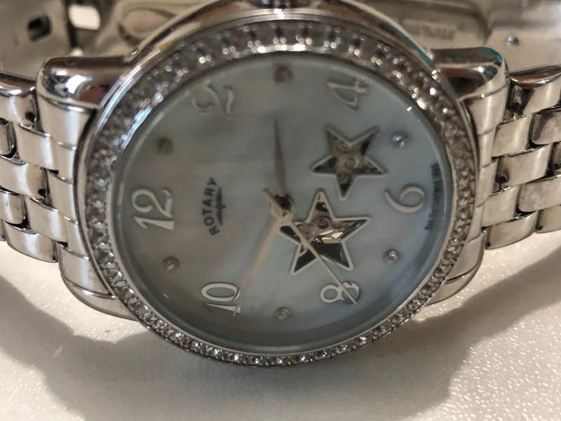 Designer Rotary wind ladies stainless steel watch Size ONE SIZE - 2 Thumbnail