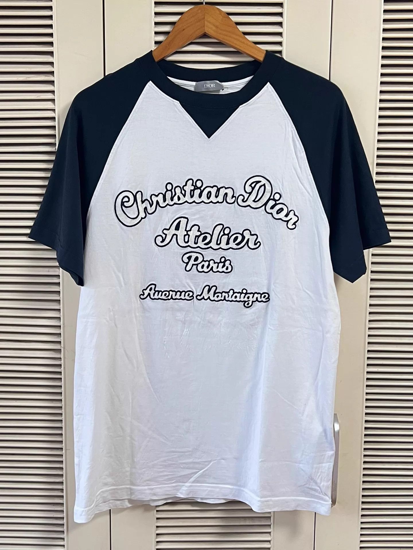 Dior Dior Paris B&W Colorblock Logo XS Oversized Unisex Tee Size US XS / EU 42 / 0 - 1 Thumbnail