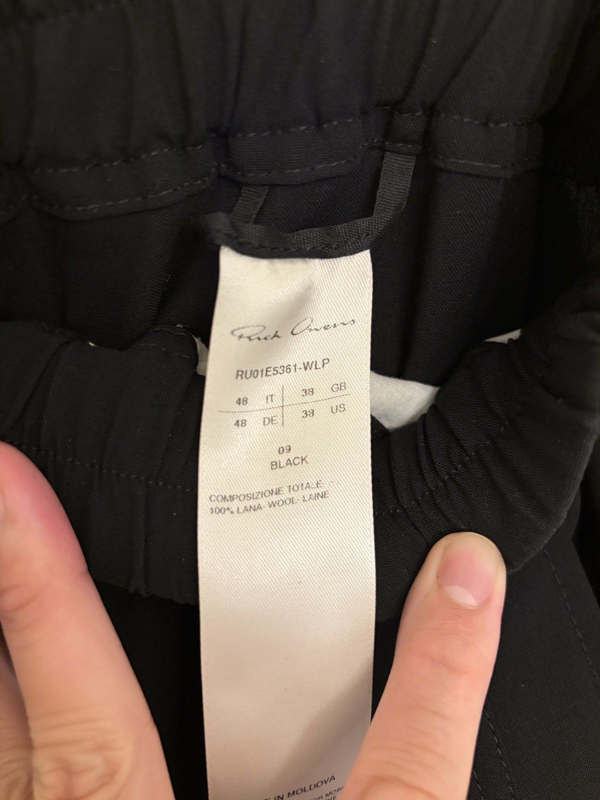 Rick Owens Rick Owens Black Bela Pants Size US 32 / EU 48 - 4 Thumbnail