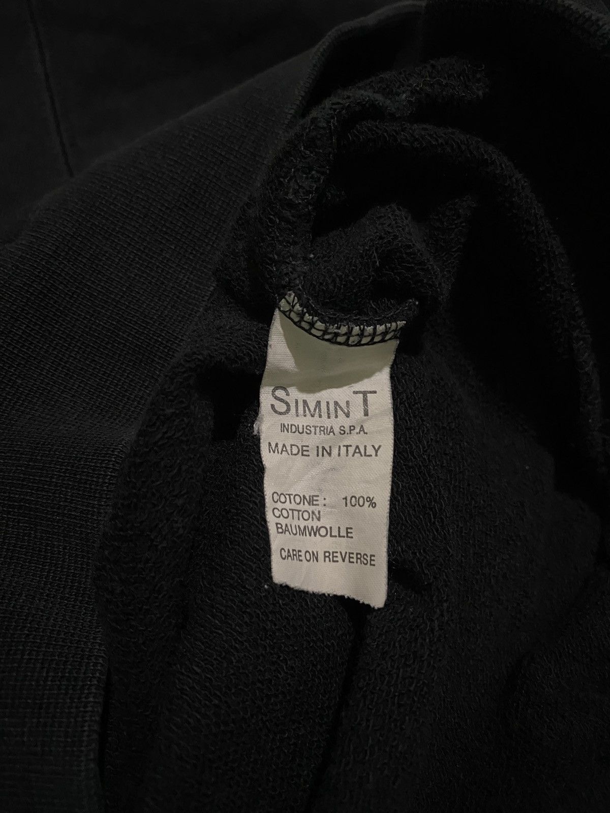 Armani VINTAGE ARMANI SWEATSHIRT BLACK FADED Size US M / EU 48-50 / 2 - 4 Thumbnail
