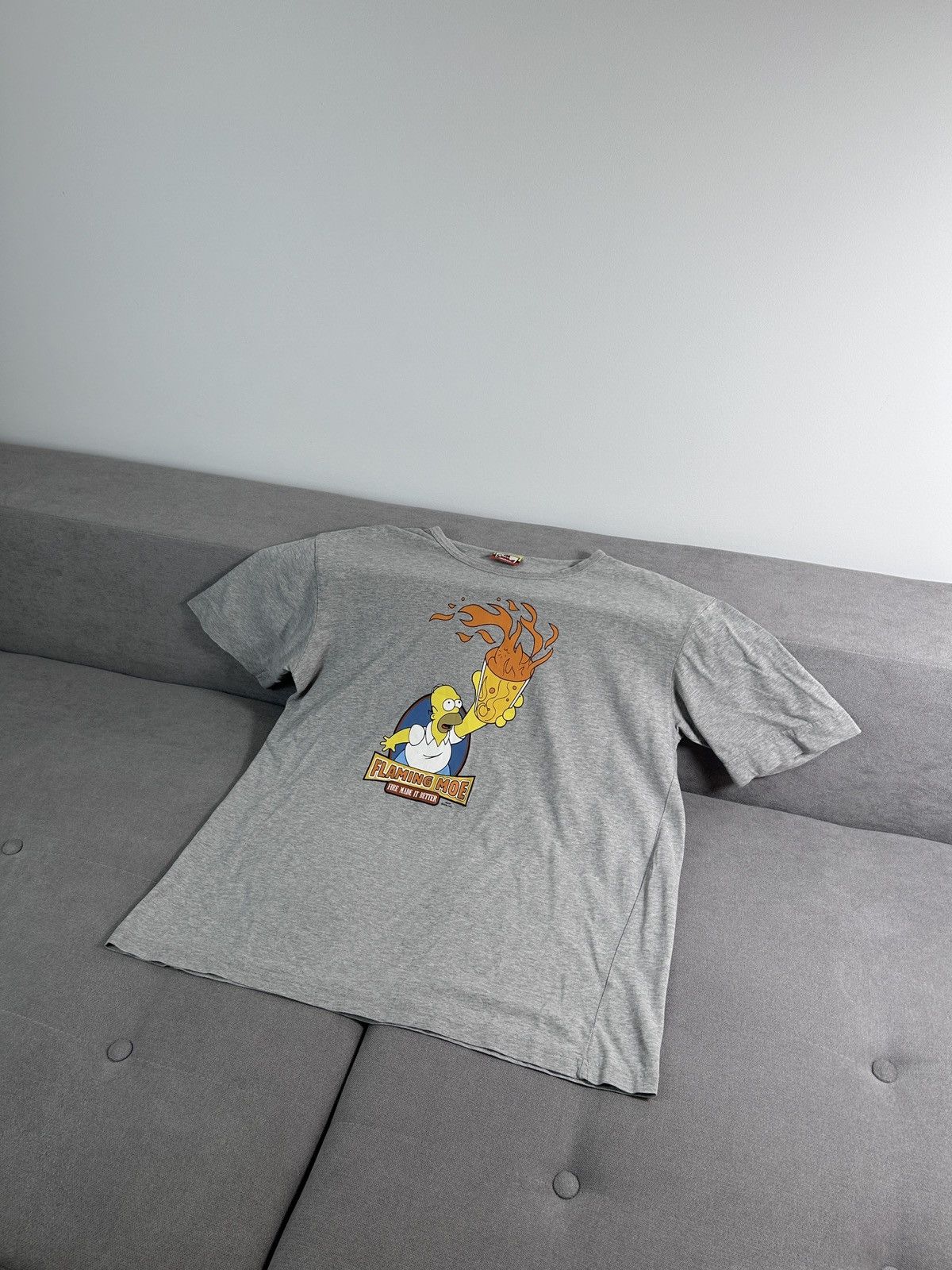 The Simpsons × Vintage Vintage 00s Simpsons Flaming Moe Size US L / EU 52-54 / 3 - 1 Thumbnail