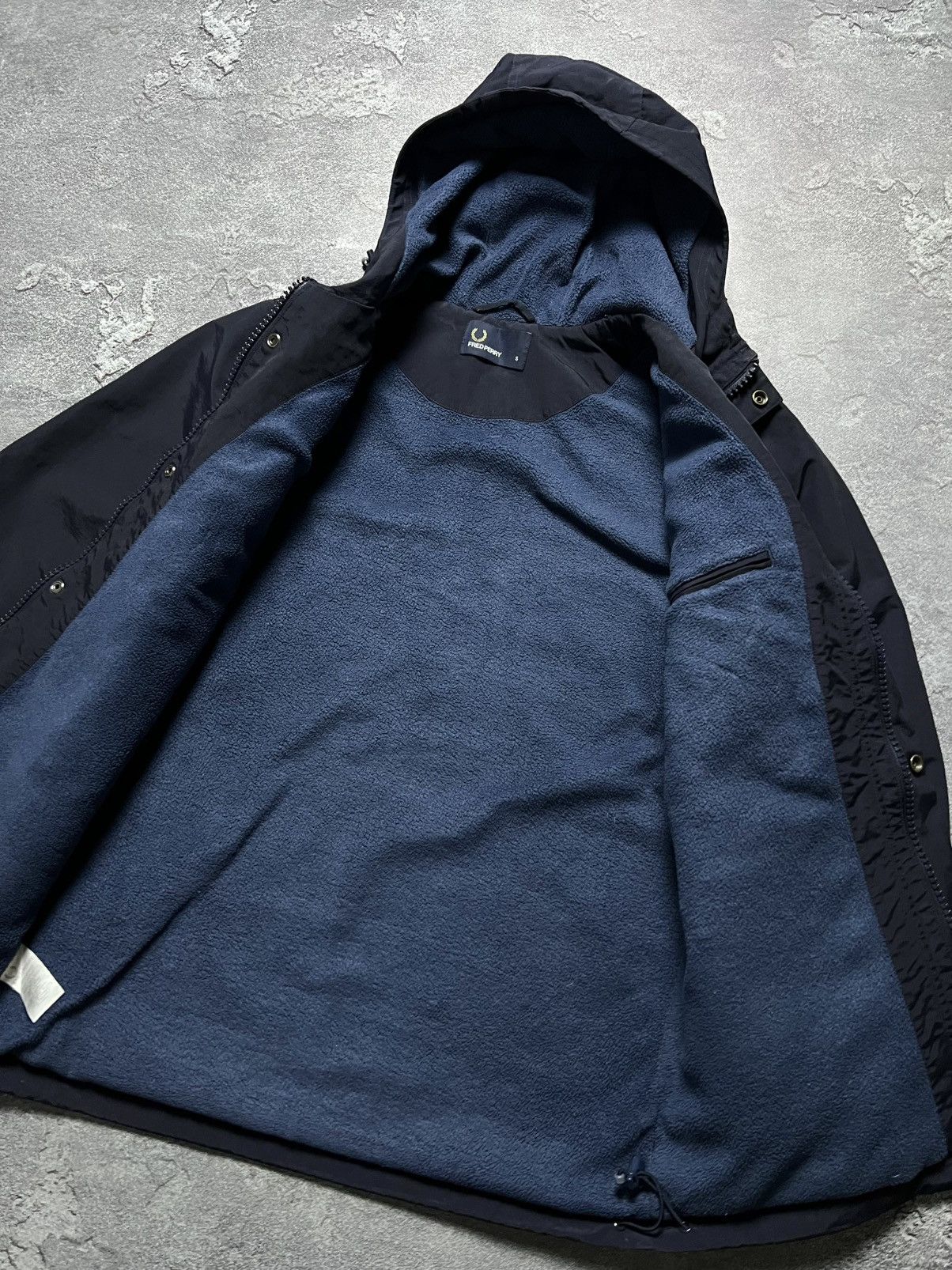 Fred Perry Vintage Fred Perry Parka Multi Pocket Jacket Big Logo S Size US S / EU 44-46 / 1 - 7 Thumbnail