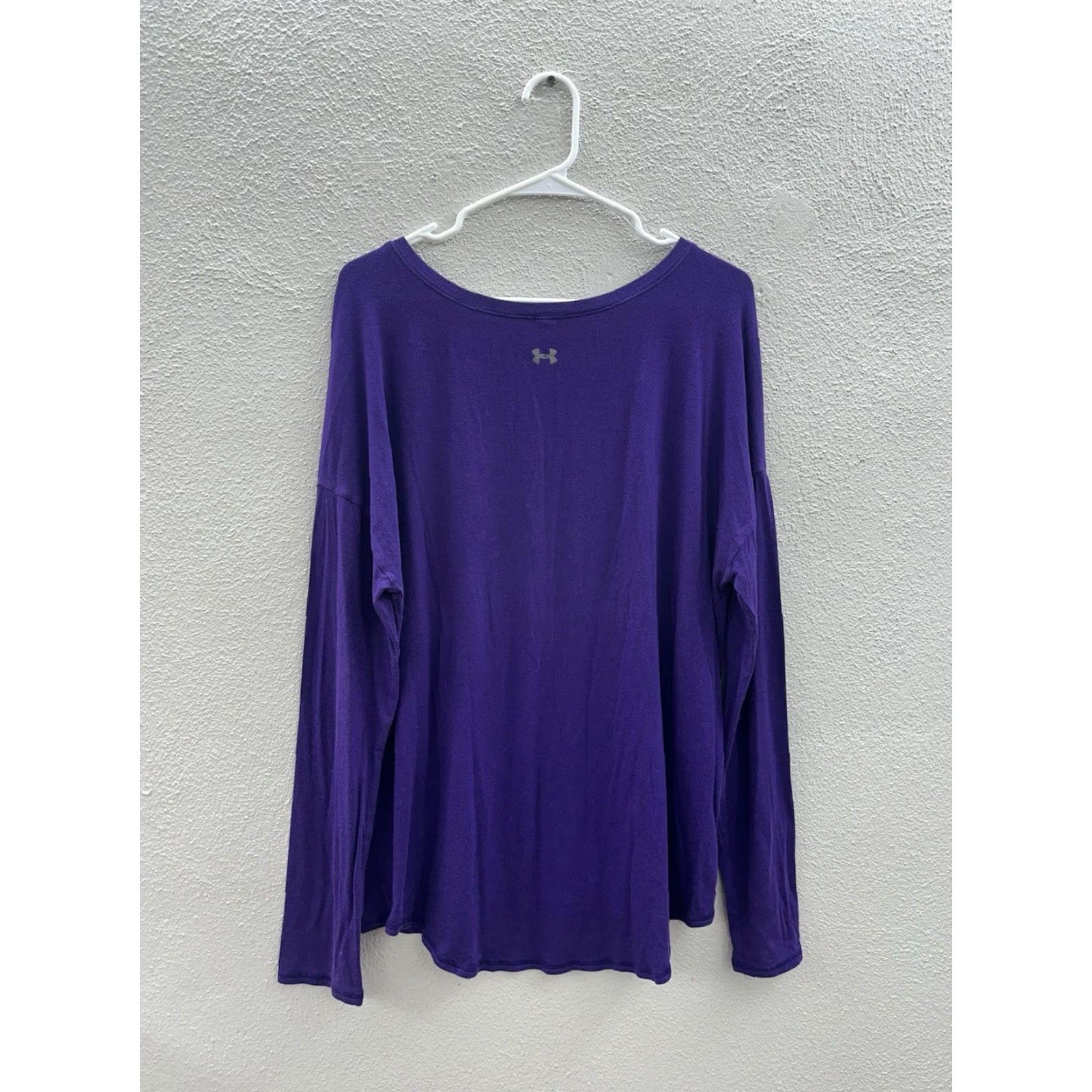 Under Armour Under Armour Womens Shirt Purple Long Sleeve Regular Fit Size M XS Unknown? No, Size M Size M / US 6-8 / IT 42-44 - 4 Thumbnail