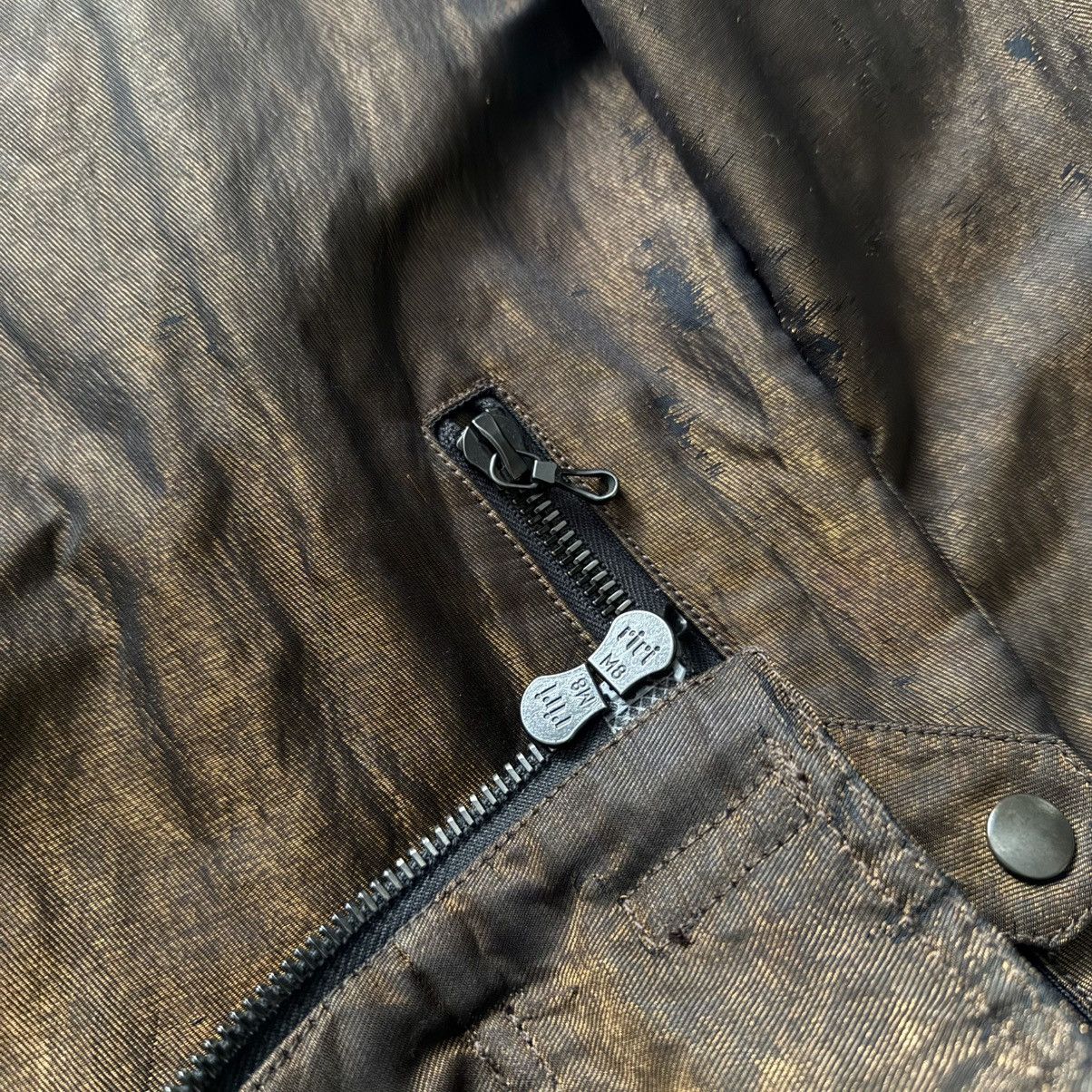 Shellac Shellac Metal Fabric Riri Zipper Distressed Riders Jacket Size US M / EU 48-50 / 2 - 4 Thumbnail