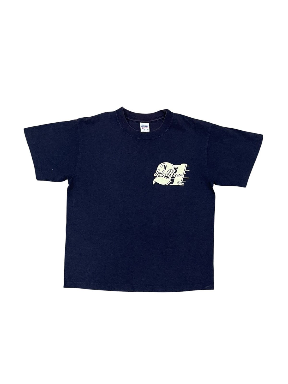 Iron Heart 2000s IRON HEART 21oz SHORT SLEEVE SUNFADED Size US S / EU 44-46 / 1 - 2 Thumbnail