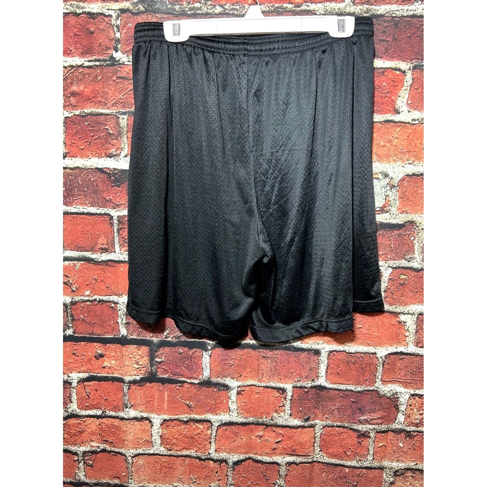 Reebok VINTAGE Reebok Nylon Soccer Athletic Shorts Black XL USA 90s Basketball Track Mens Size US 36 / EU 52 - 3 Thumbnail