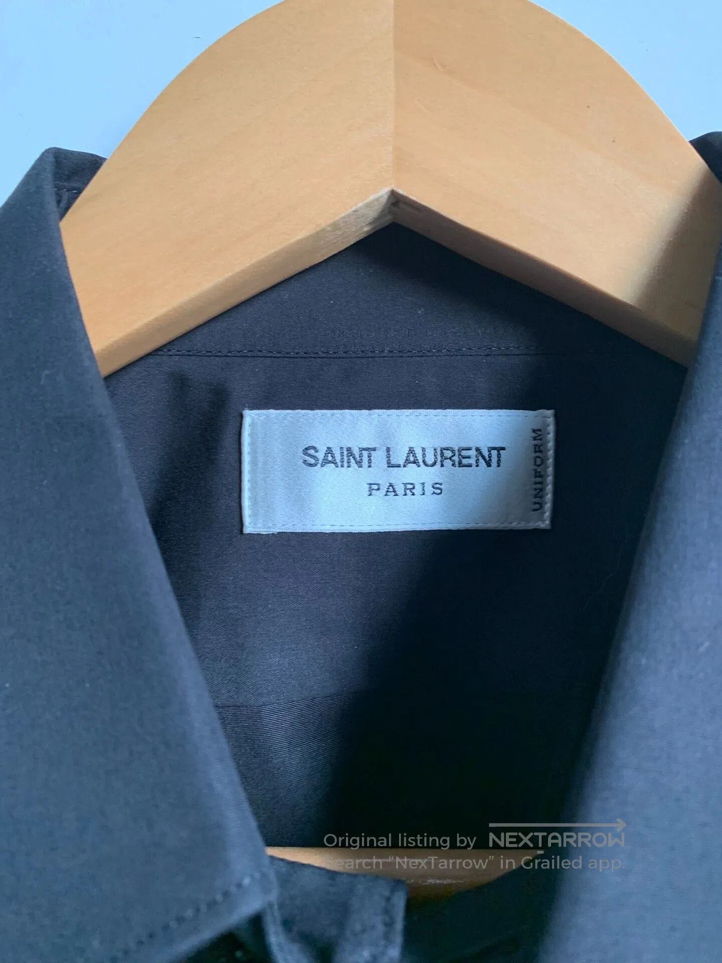 Saint Laurent Paris Saint Laurent Men's Black Long. Size US XS / EU 42 / 0 - 2 Thumbnail