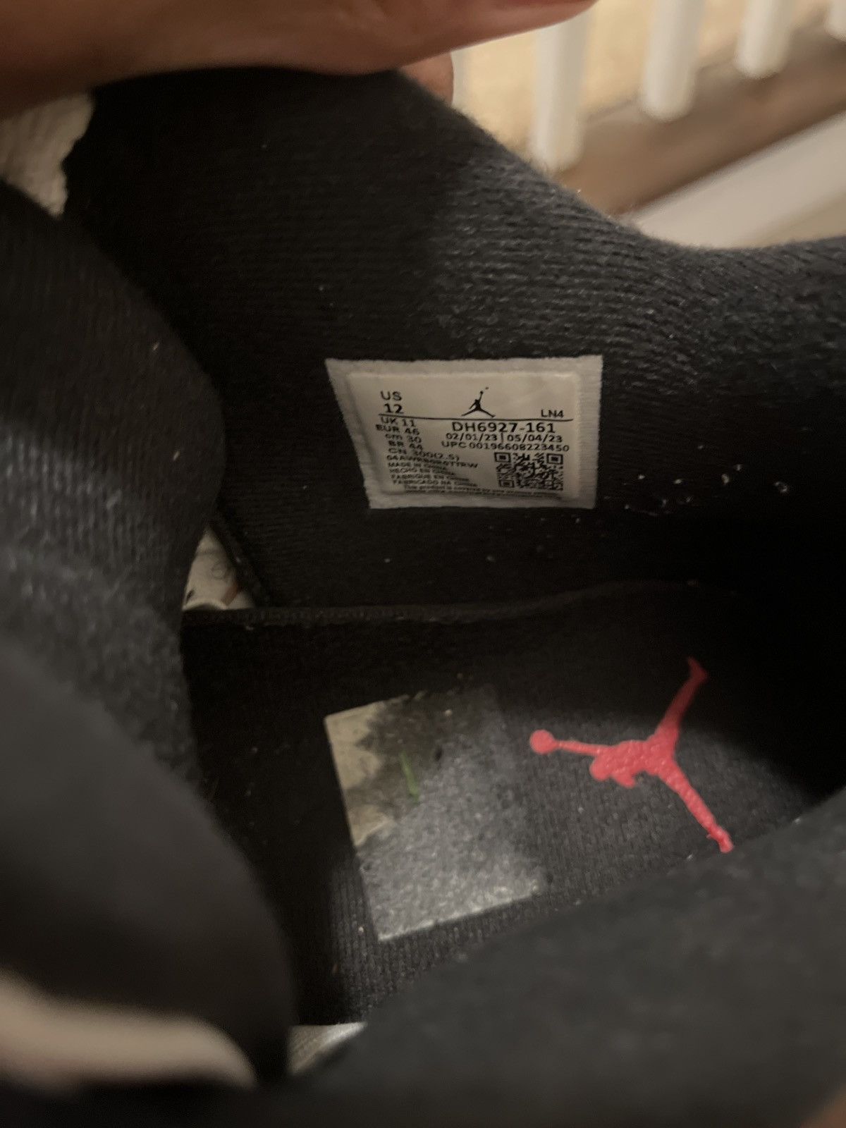 Jordan Brand Jordan 4 Retro ‘Red Cement’ Size US 12 / EU 45 - 5 Thumbnail