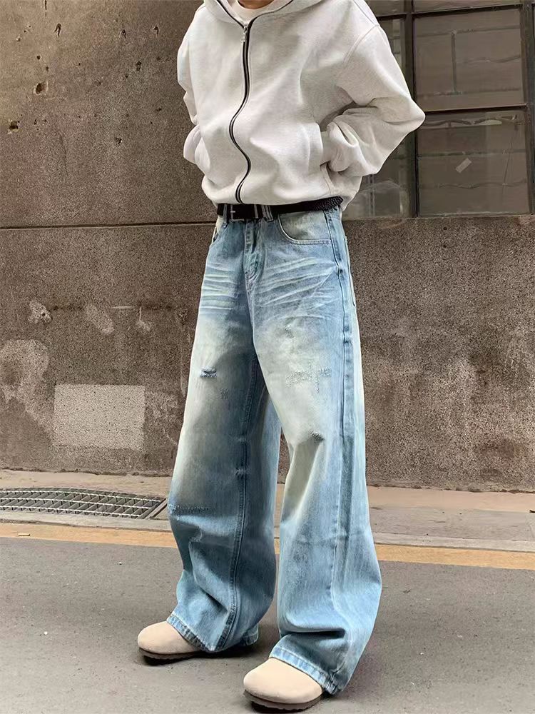 Designer × Jean × Vintage Vintage baggy ripped y2k jeans Size US 34 / EU 50 - 2 Thumbnail