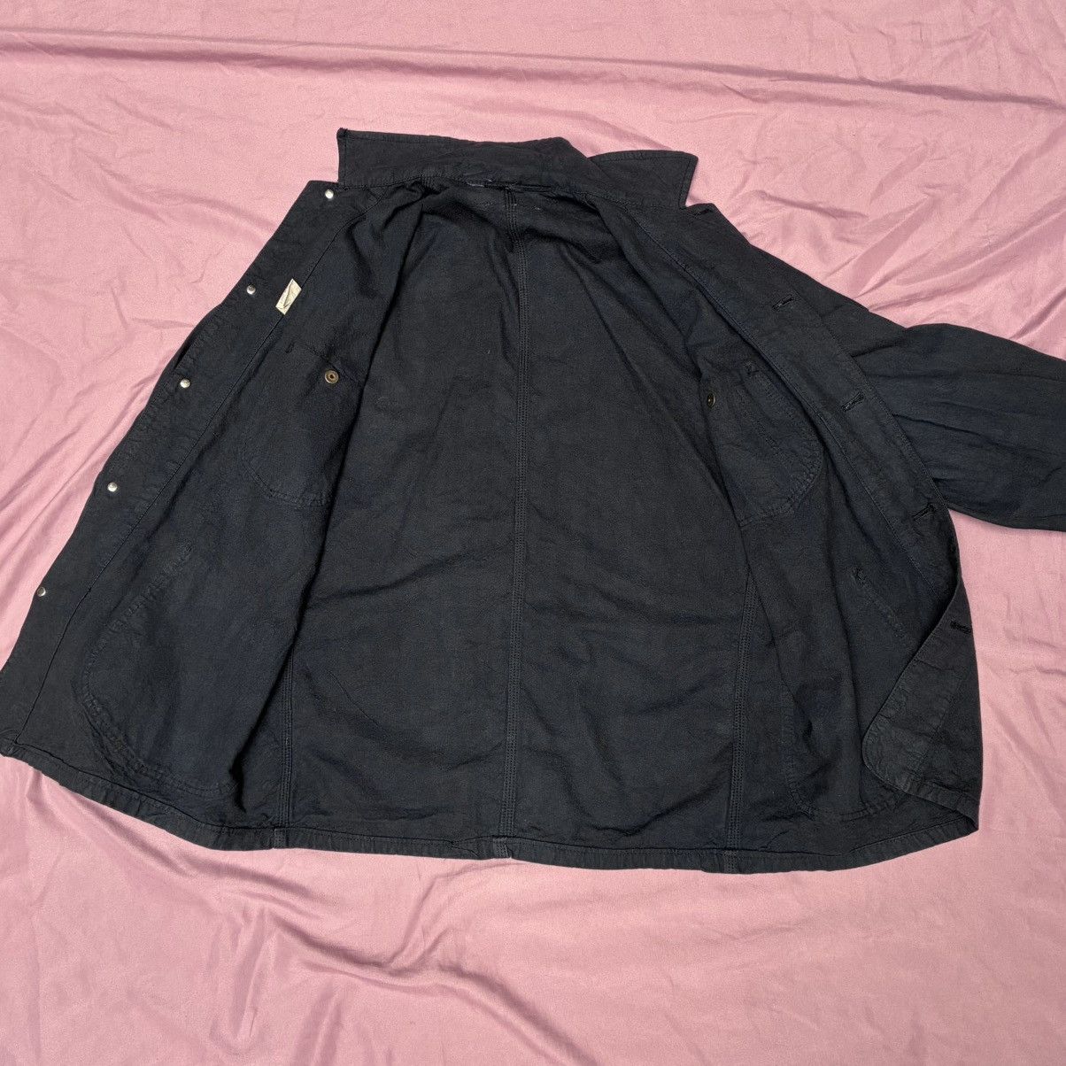 Other BIG SMITH VINTAGE 80s 70s NAVY CHORE JACKET Size US M / EU 48-50 / 2 - 4 Thumbnail