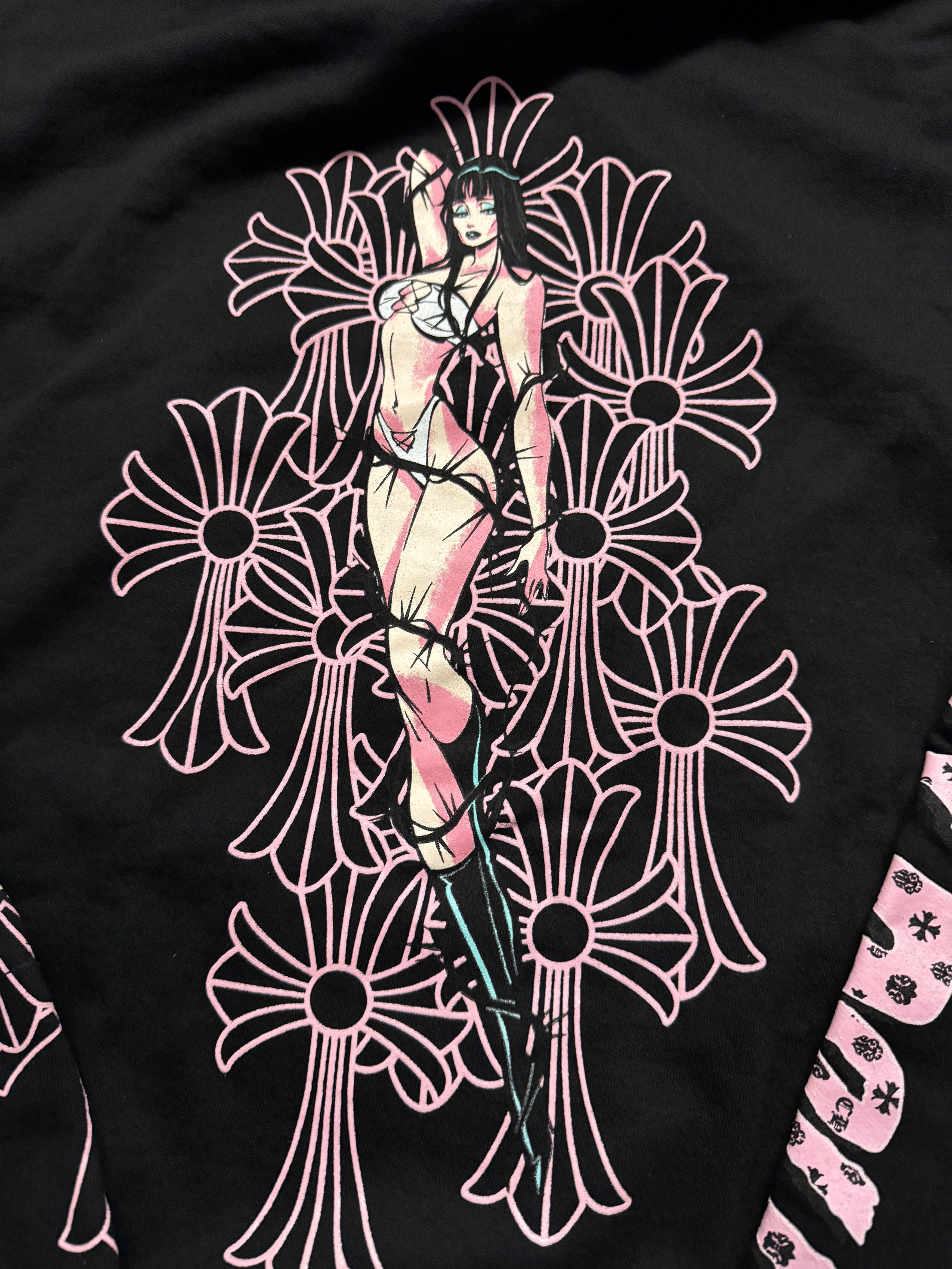 Chrome Hearts Chrome Hearts Deadly Doll Zip Up Hoodie Size US XL / EU 56 / 4 - 4 Thumbnail
