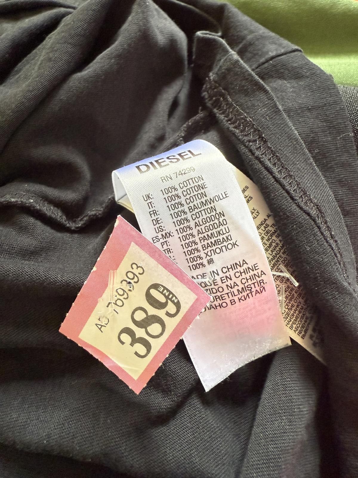 Diesel DIESEL Black Cotton T-Shirt Size US M / EU 48-50 / 2 - 3 Thumbnail