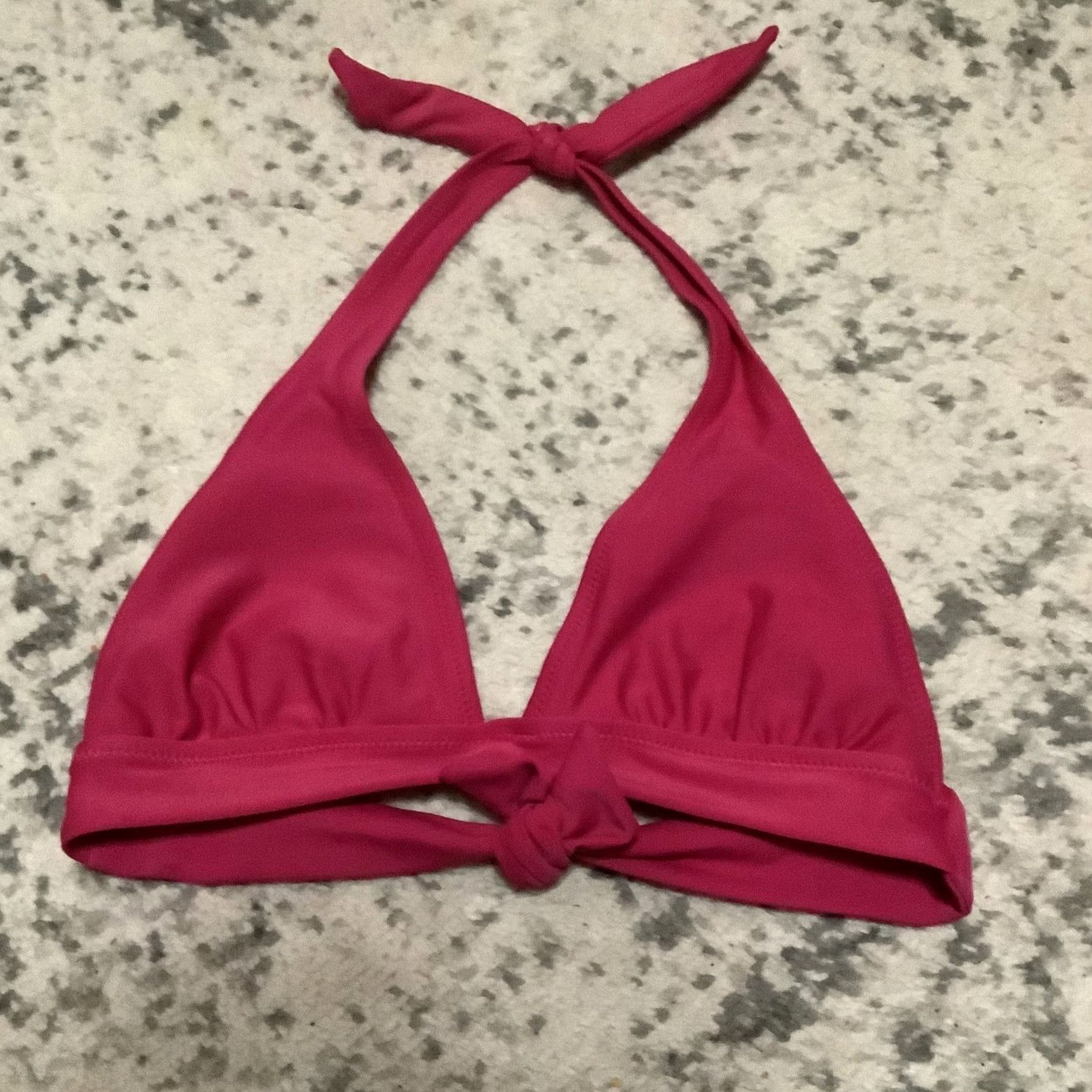 Old Navy Old Navy Bikini Top XS Halter Bathing Suit Pink Neon Women XS Bathing Suit Top Size XS / US 0-2 / IT 36-38 - 2 Thumbnail