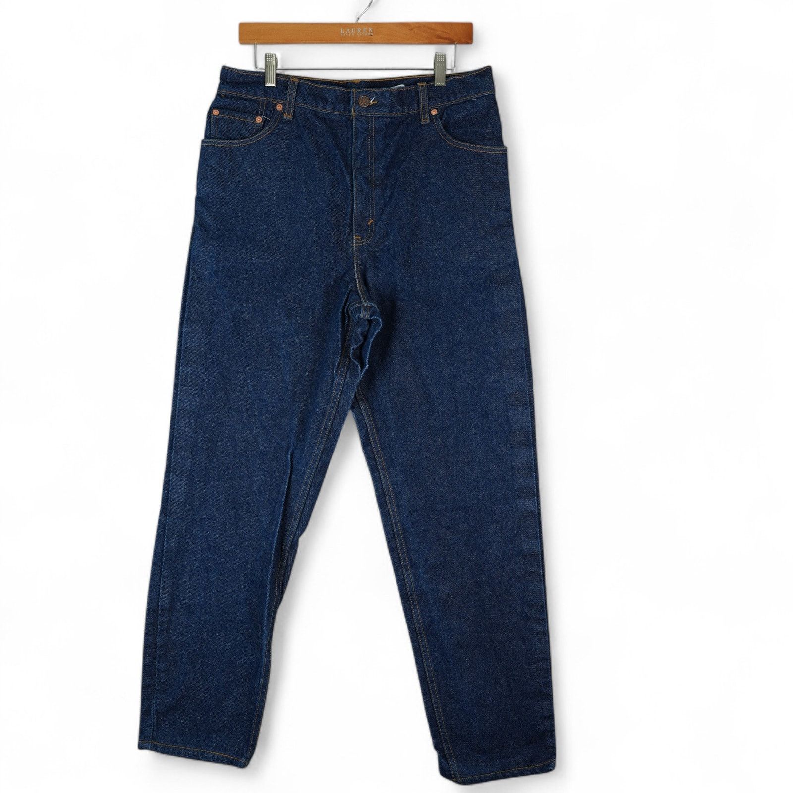 Vintage 90s Levis 551 Jeans 16 Short Relaxed Fit Tapered Leg