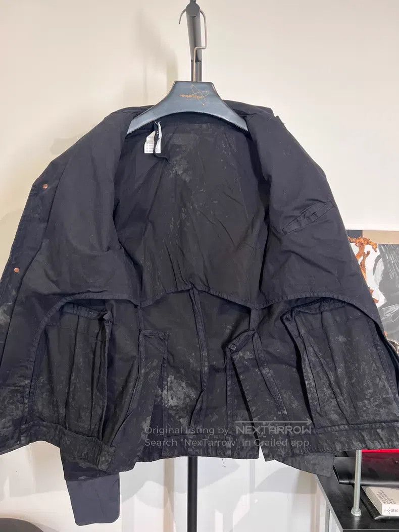 Boris Bidjan Saberi Boris Bidjan Saberi Size S Waxed coated mud-dyed suit jacke Size 36S - 3 Thumbnail