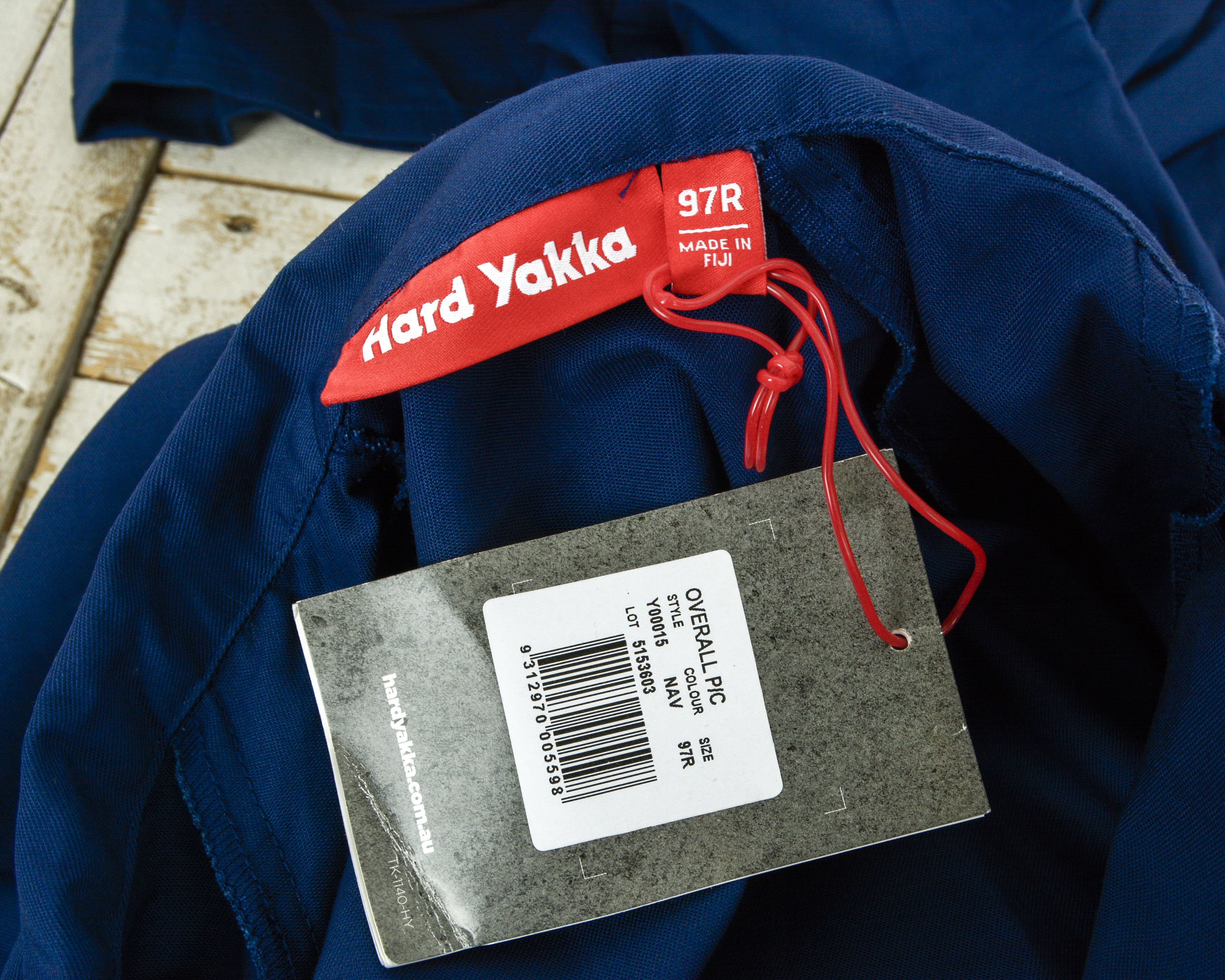 Man Made In Australia New HARD YAKKA Worker Jumpsuit XL Coverall Chore Utility Size US 38 / EU 54 - 4 Thumbnail