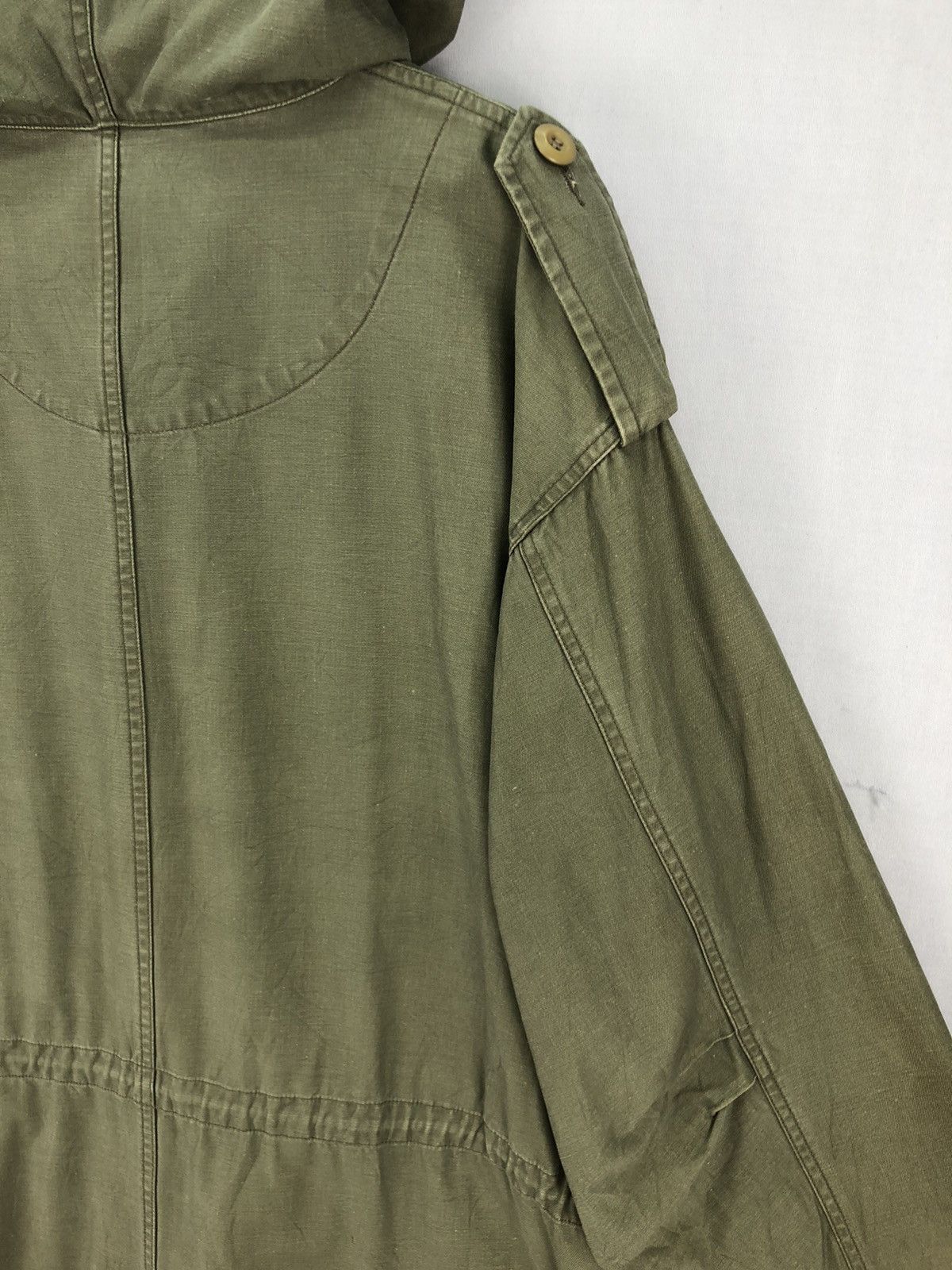 Japanese Brand × Vintage Vintage Military Dog House Olive Green Parka Jacket Size US L / EU 52-54 / 3 - 8 Thumbnail