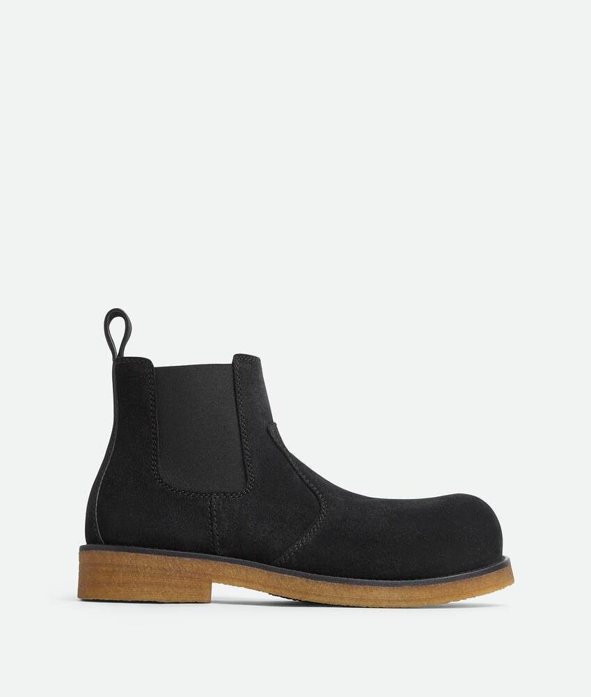 Bottega Veneta o1loc1c0925 733994 Helium Chelsea Ankle Boots in Black Size US 7 / EU 40 - 1 Thumbnail