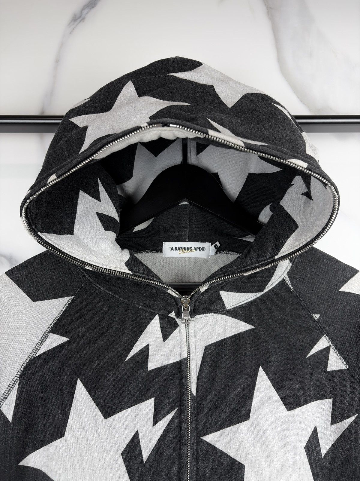 Bape Bape Vintage Bapesta Star Full Zip Hoodie A Bathing Ape Size US M / EU 48-50 / 2 - 3 Thumbnail