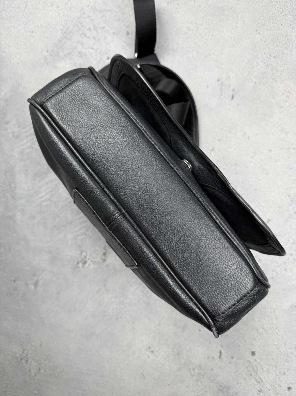 BREE VTG Bree Black Leather Shoulder Bag Crossbody Germany Design Size ONE SIZE - 5 Thumbnail