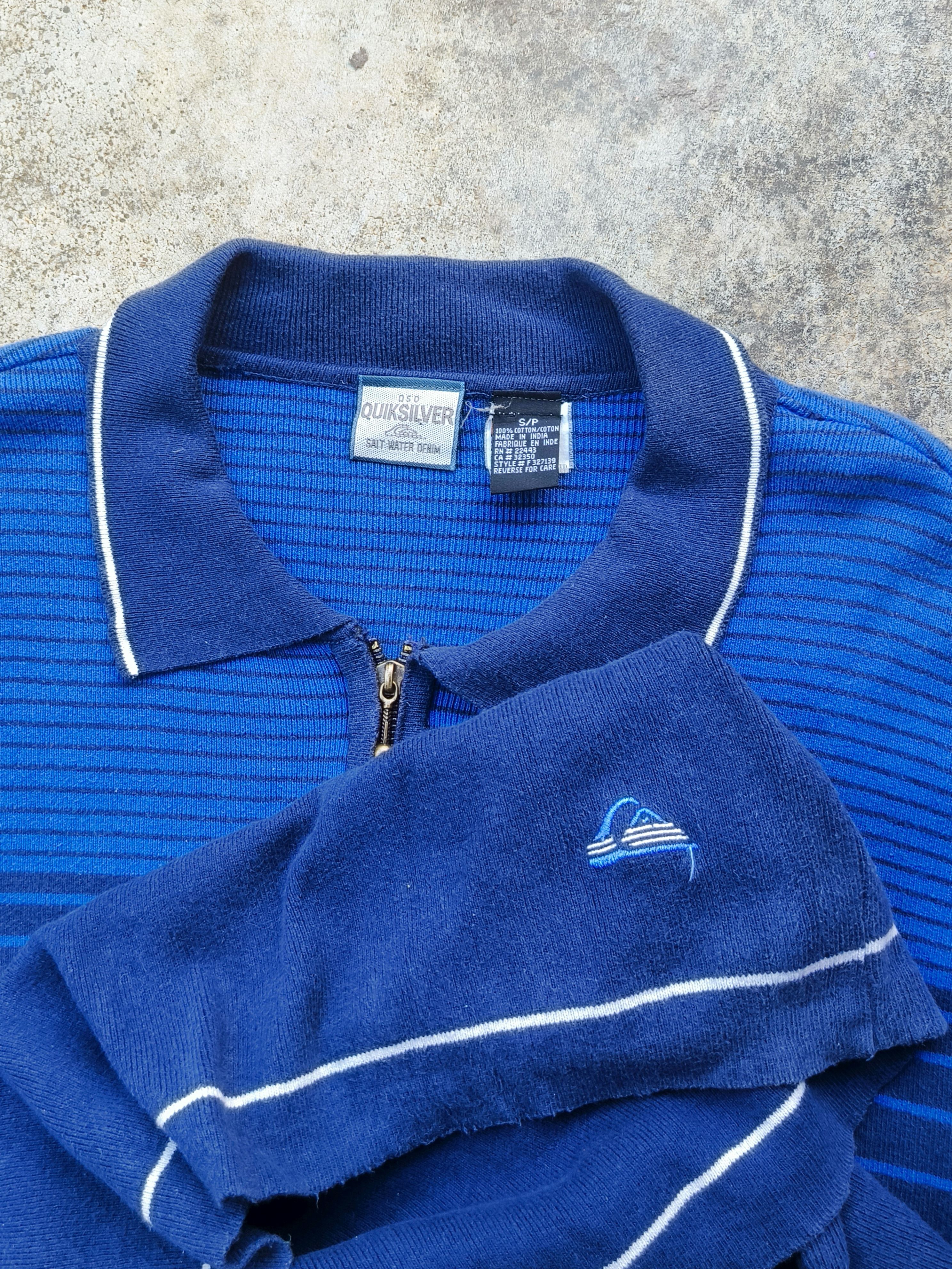 Quiksilver Vintage 90s Quiksilver half zipper knitwear jumper Size US M / EU 48-50 / 2 - 2 Thumbnail